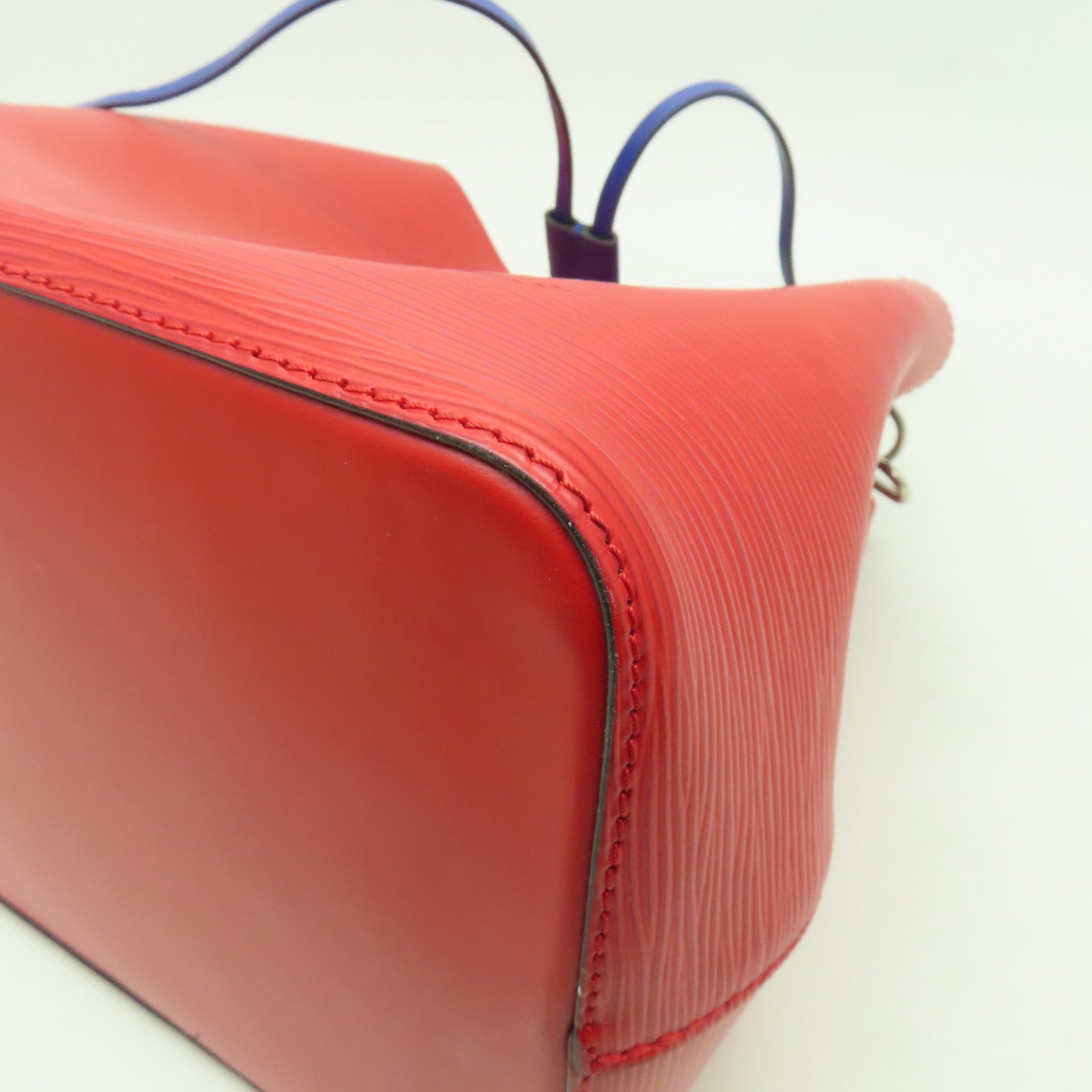 LOUIS VUITTON 【激減優惠】Epi NeoNoe MM銀扣手挽肩背兩用袋紅色/藍色