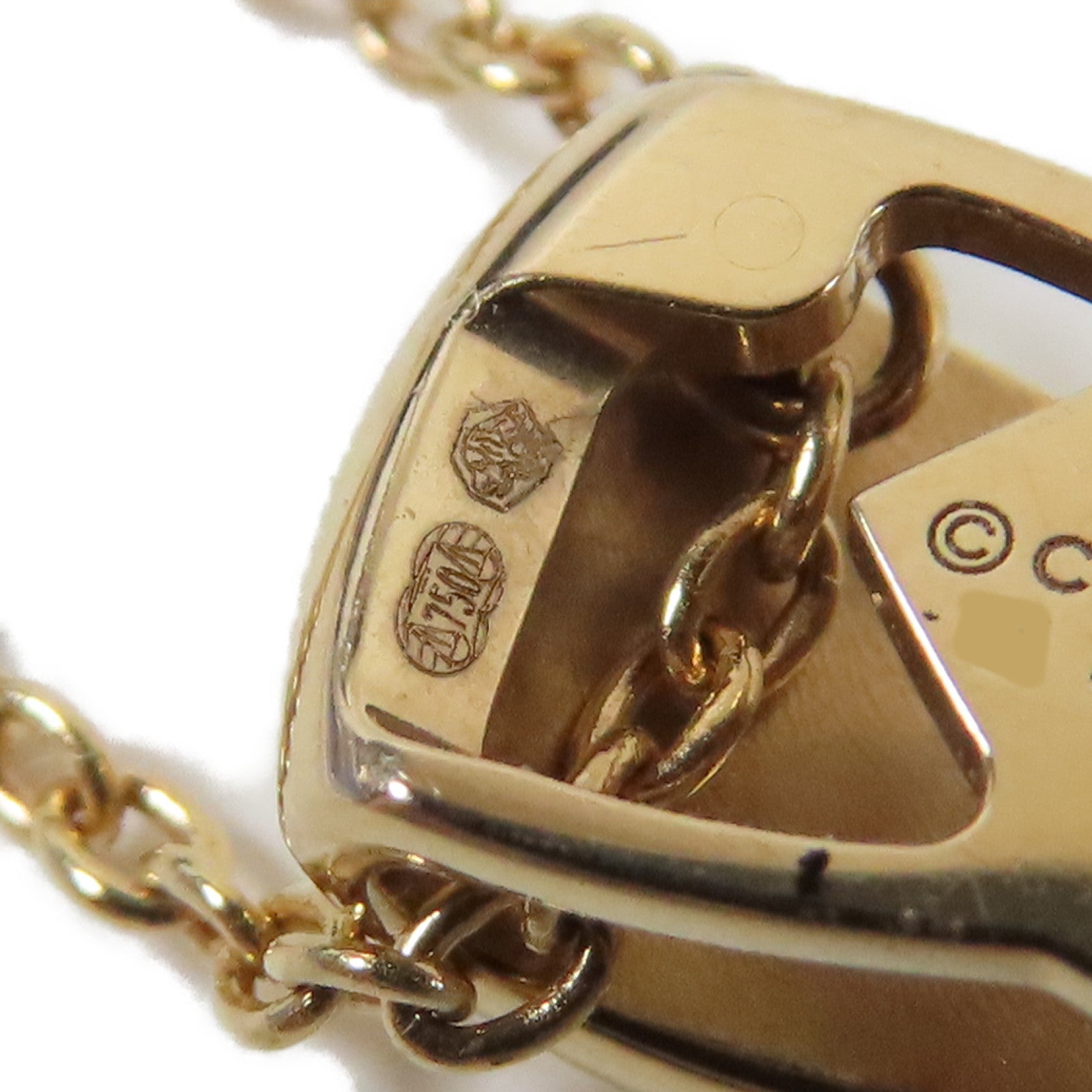 CHANEL 18K玫瑰金Coco Crush Necklace項鍊#38cm