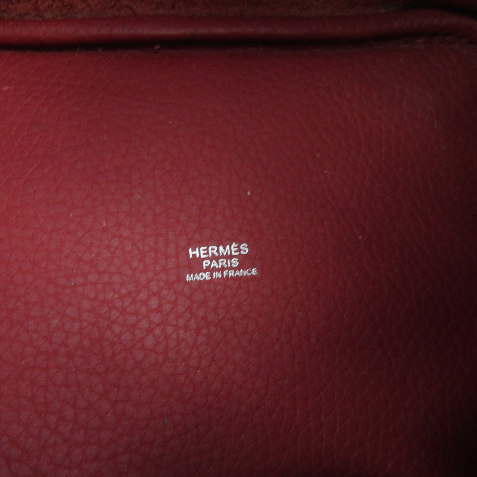 HERMES 【激減優惠】Clemence皮革Picotin PM Hand Bag銀扣手挽袋Rouge Garance色/紅色