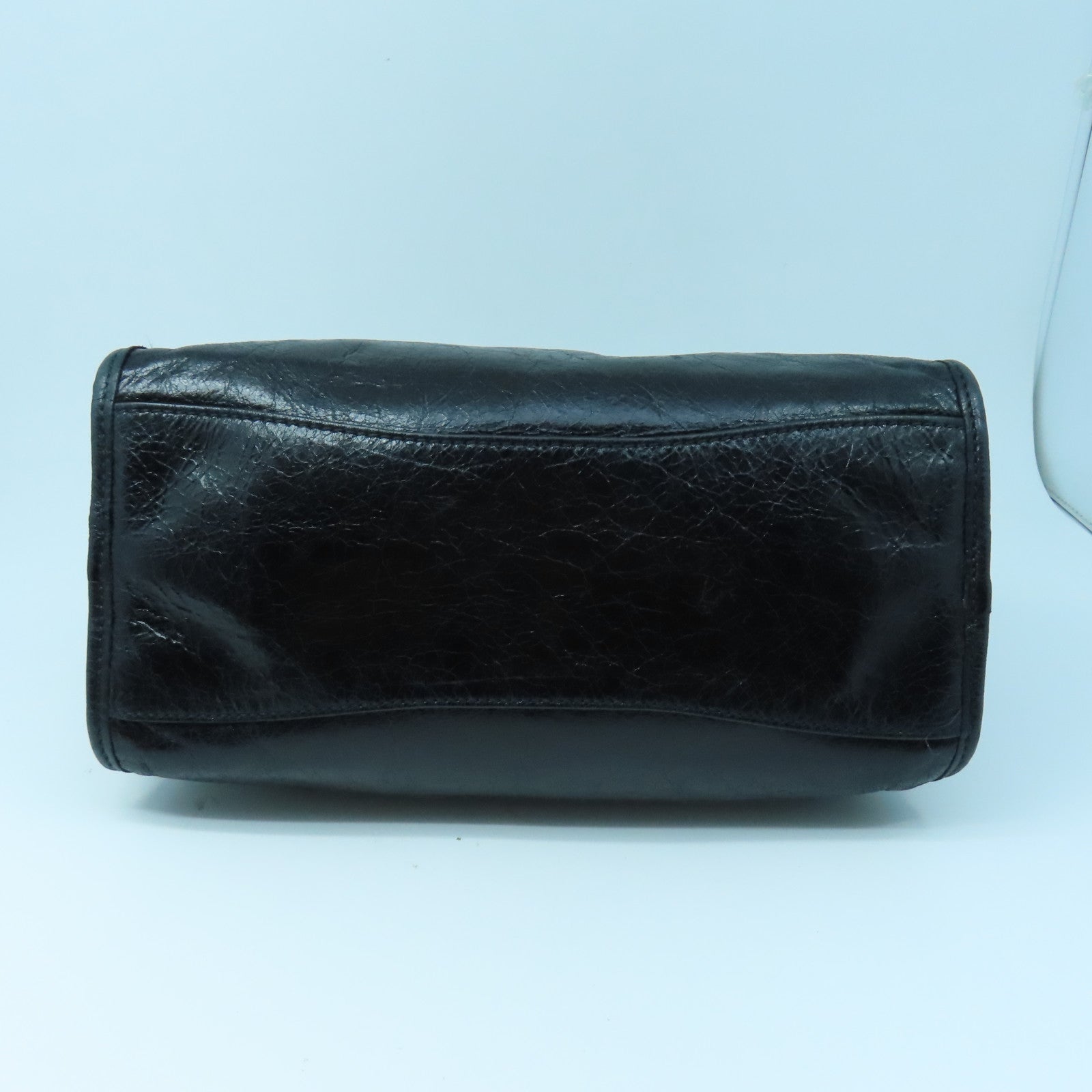 Miu Miu 牛皮皮革2 Way Shoulder金扣手挽肩背兩用袋黑色