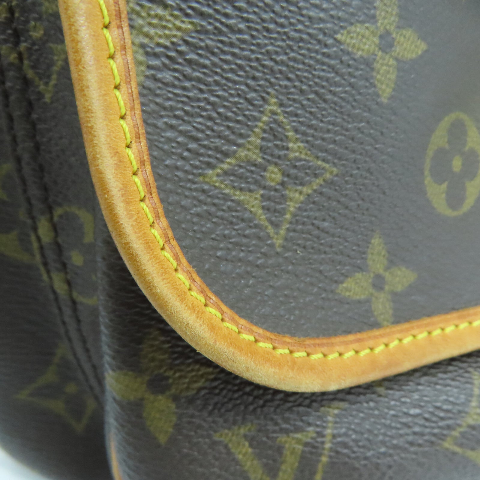LOUIS VUITTON Monogram Tikal GM金扣肩背袋啡色