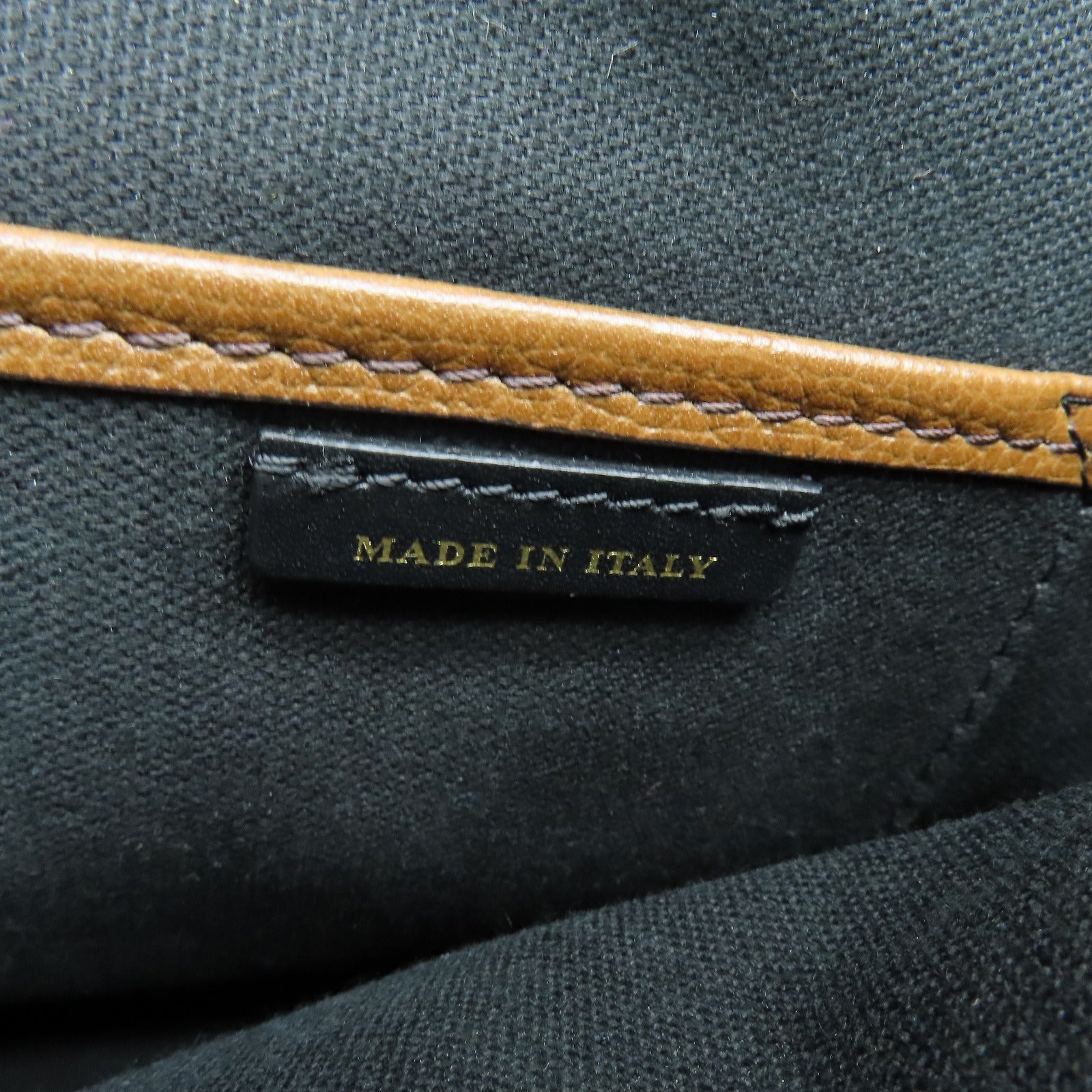 BURBERRY 牛皮皮革Mediun Banner Bag金扣手挽袋啡色