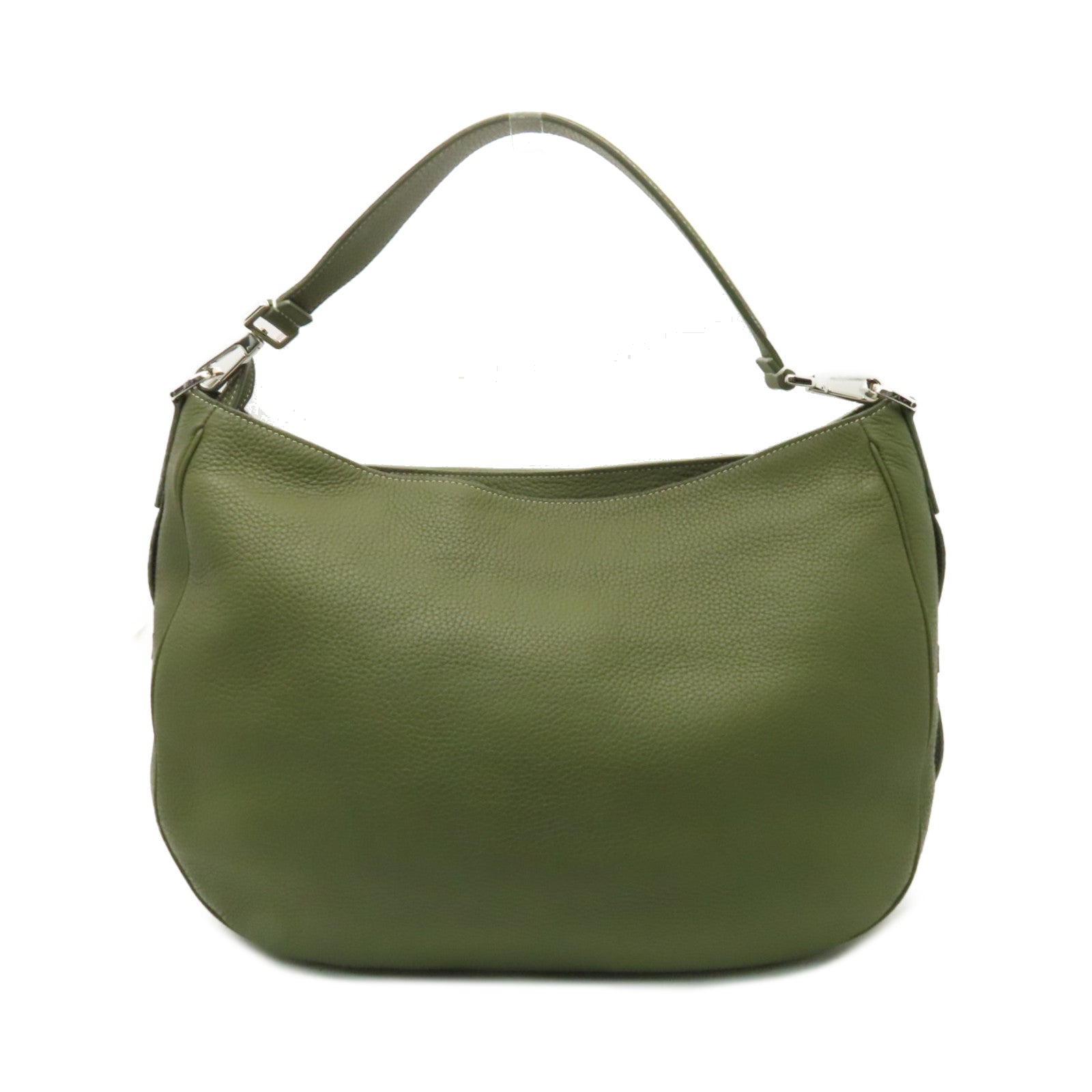 Dior 【激減優惠】牛皮皮革2way Shoulder Bag銀扣手挽肩背兩用袋卡其色