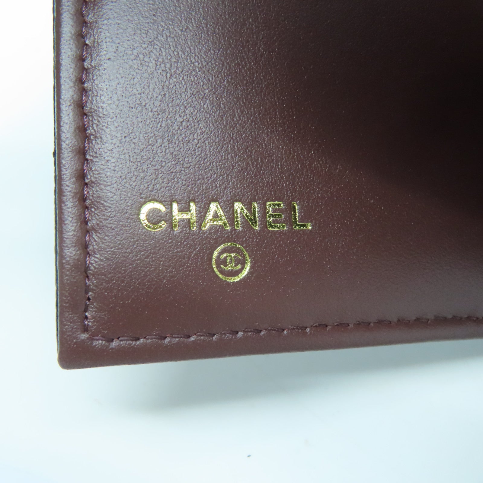 CHANEL 菱格Caviar皮革Wallet銀扣錢包黑色