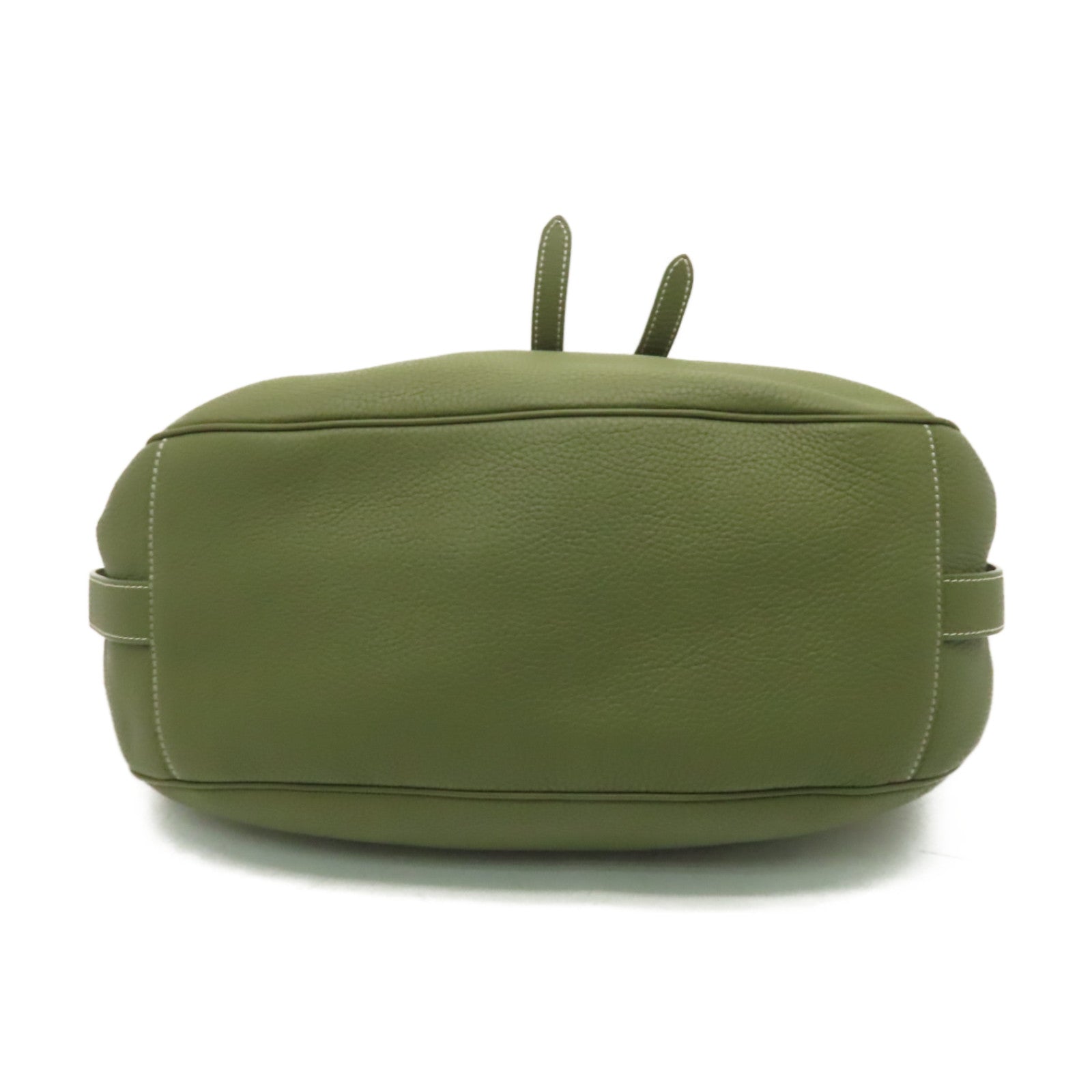 Dior 【激減優惠】牛皮皮革2way Shoulder Bag銀扣手挽肩背兩用袋卡其色