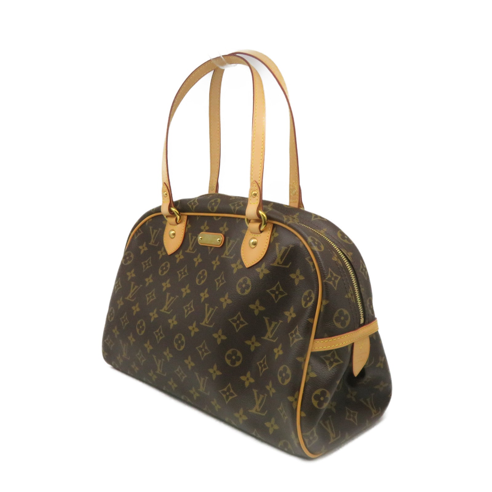 LOUIS VUITTON Monogram Montorgueil GM Shoulder Bag brown