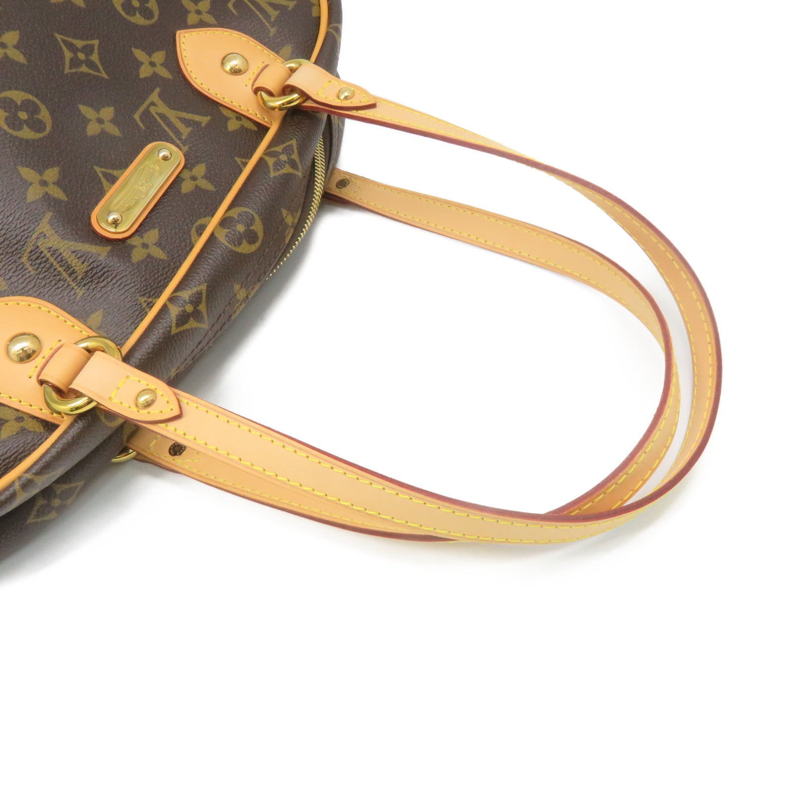 LOUIS VUITTON Monogram Montorgueil GM Shoulder Bag brown