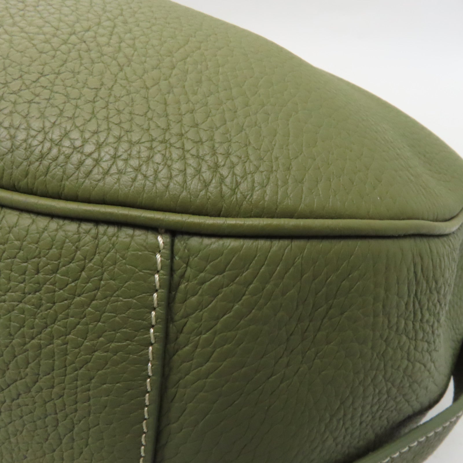 Dior 【激減優惠】牛皮皮革2way Shoulder Bag銀扣手挽肩背兩用袋卡其色