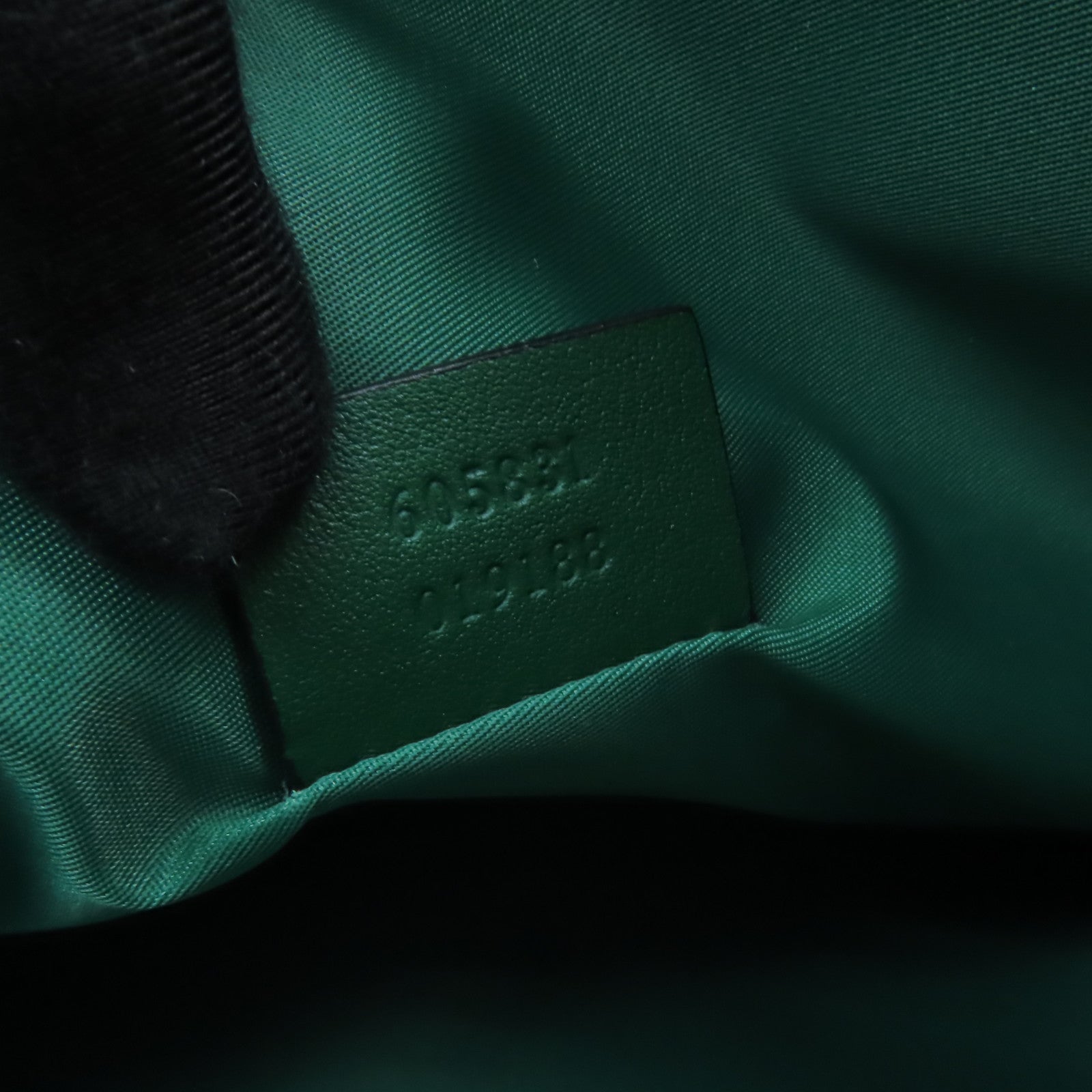 GUCCI 帆布Handbag手挽袋藍色/綠色