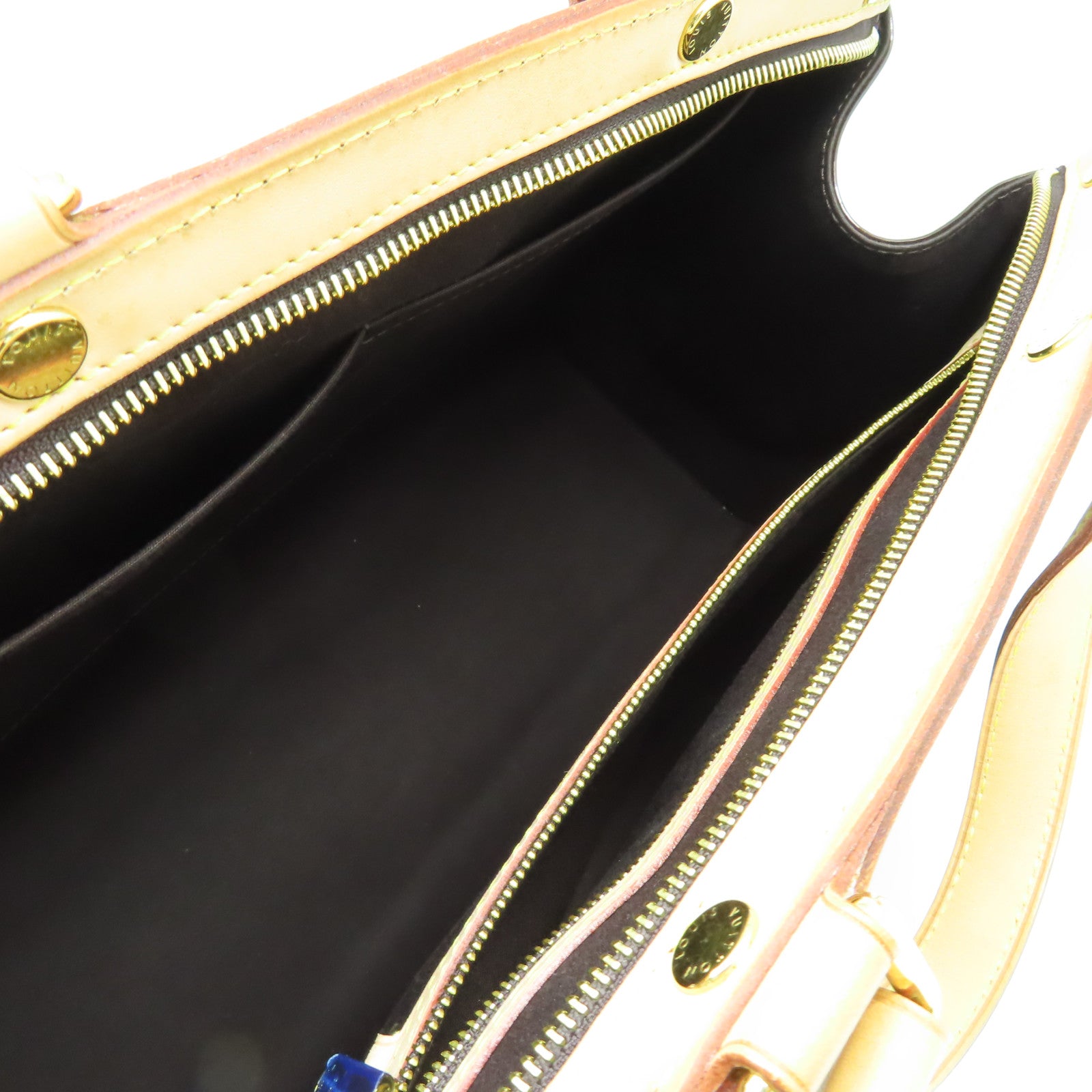 LOUIS VUITTON 【激減優惠】Monogram Vernis BREA GM金扣手挽肩背兩用袋紅酒色