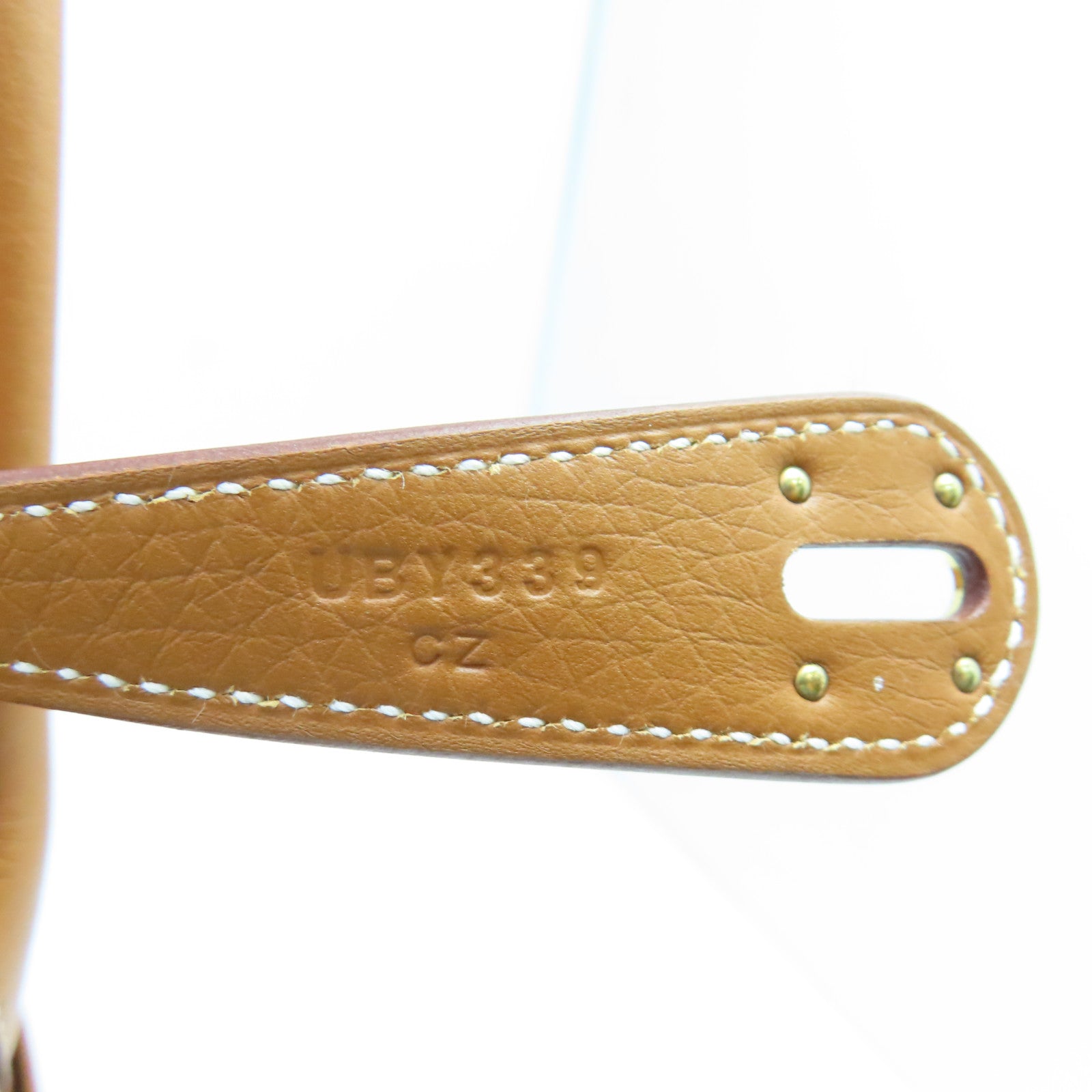 HERMES Taurillon Clemence皮革Lindy 26金扣手挽肩背兩用袋棕色