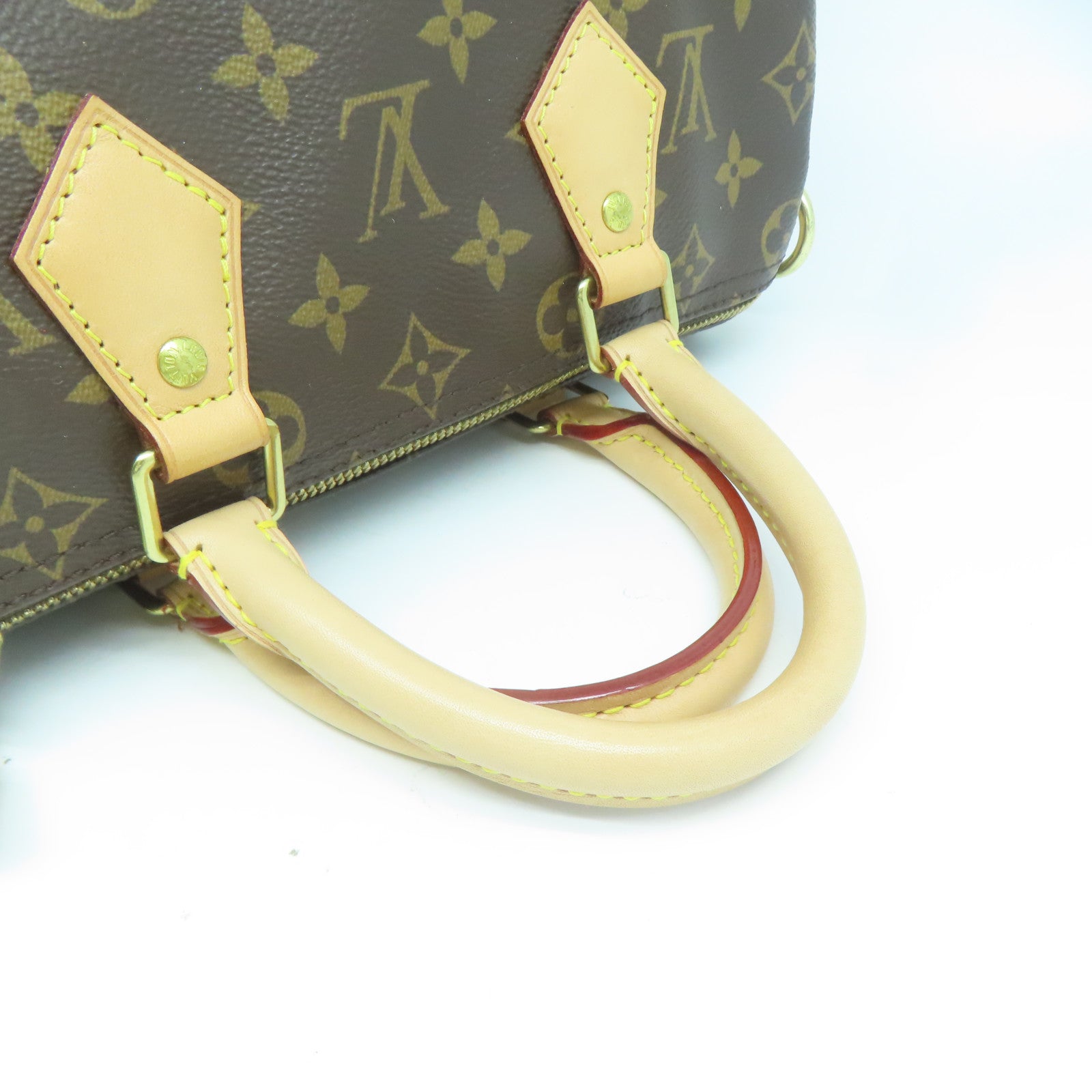 LOUIS VUITTON Monogram Speedy 25 Bandouliere金扣手挽肩背兩用袋啡色