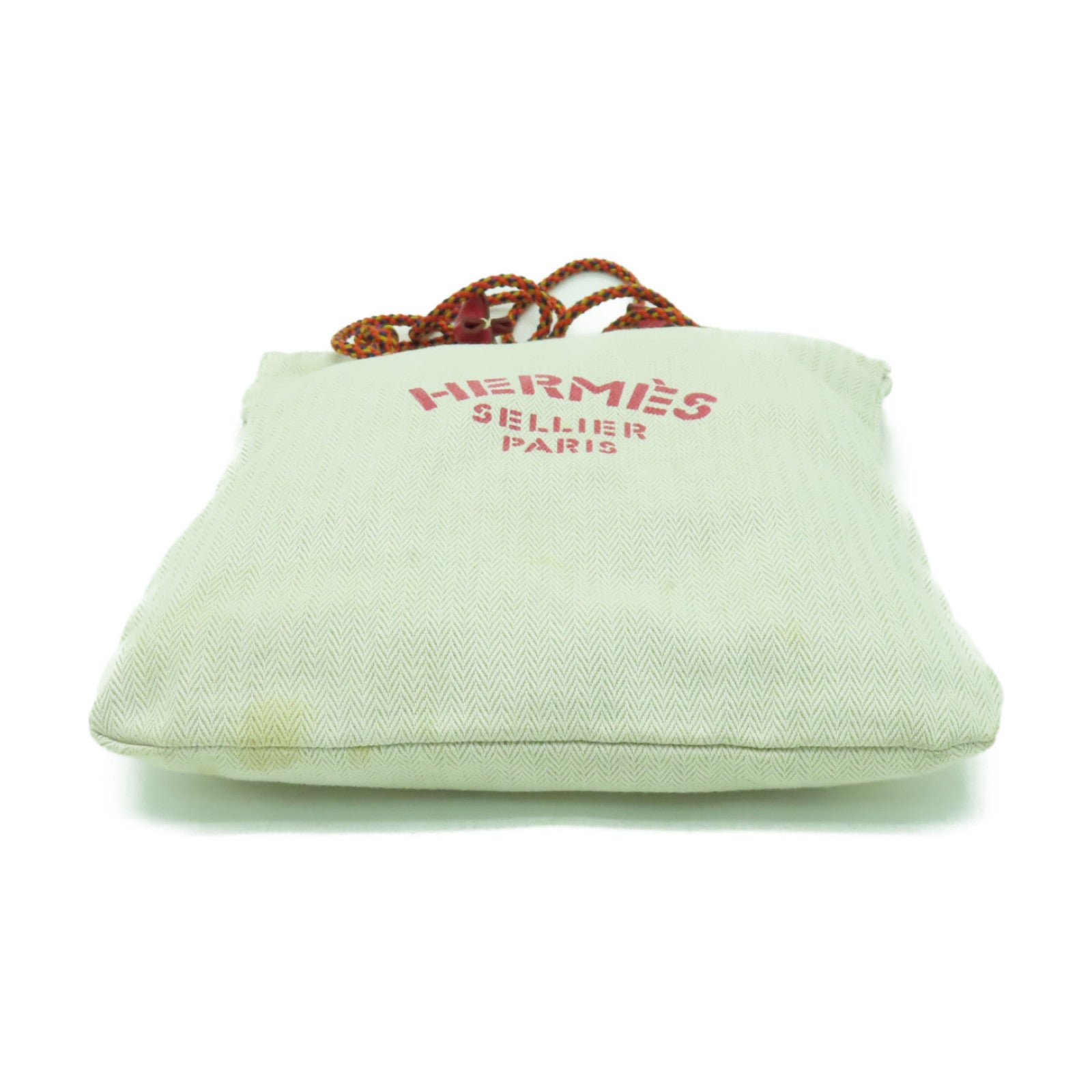 HERMES 帆布Vintage Aline肩背袋米色