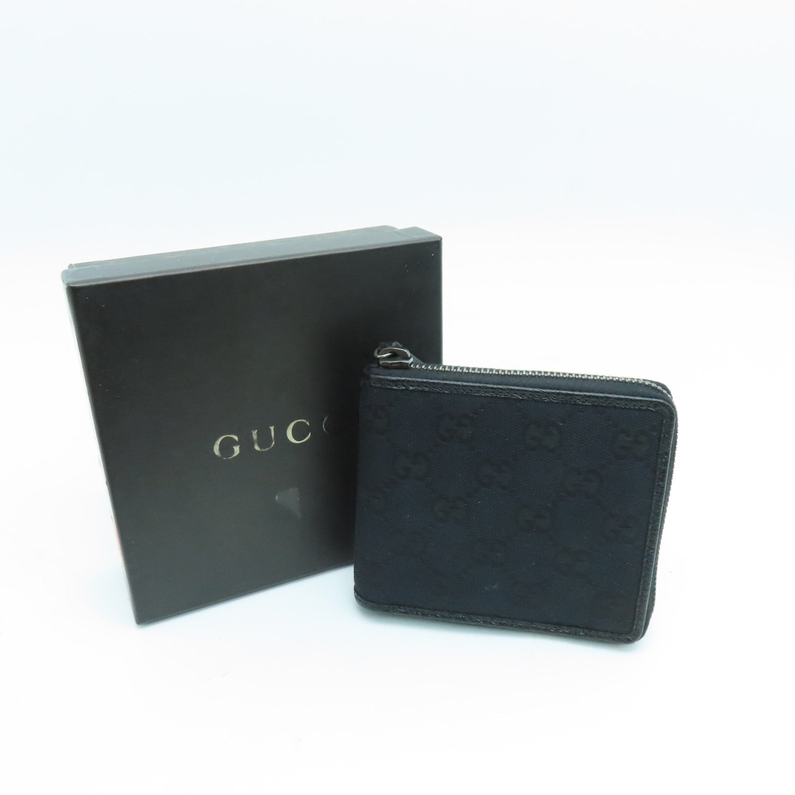 GUCCI Canvas Wallet Black