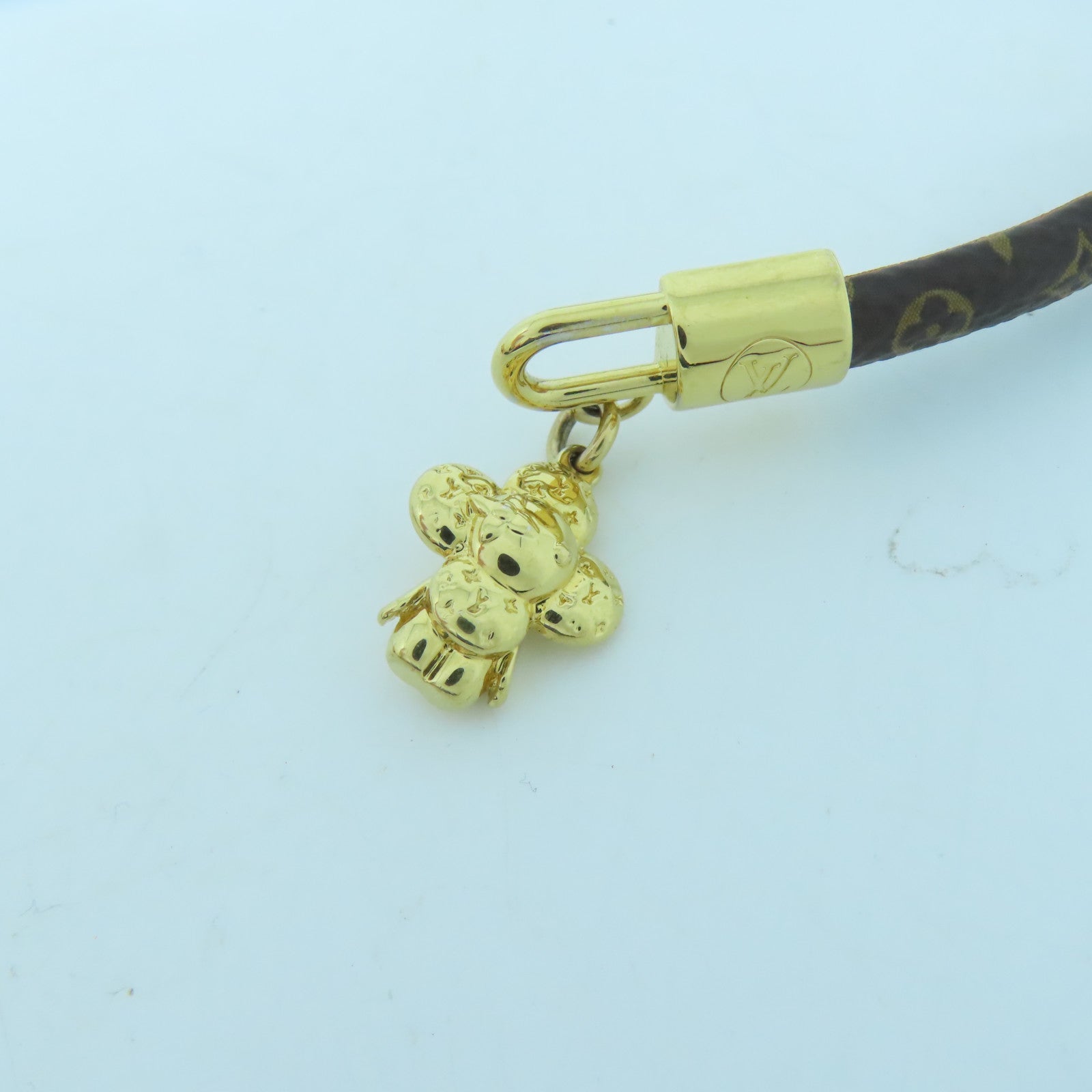LOUIS VUITTON Monogram Brasserie Vivienne Bracelet金扣手鐲15cm