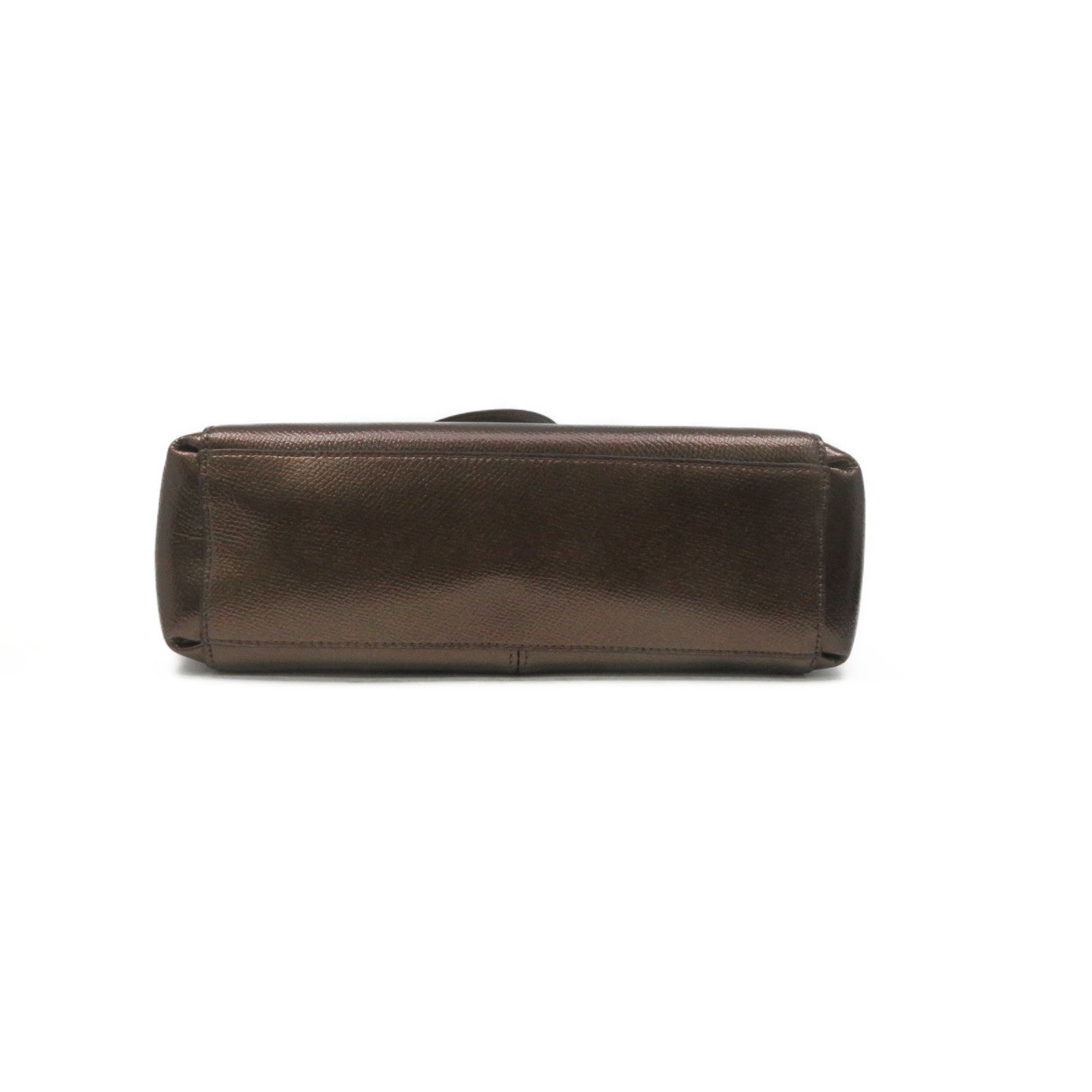 COACH Cowhide Leather 2Way Shoulder Bag Handle Shoulder Bag Brown