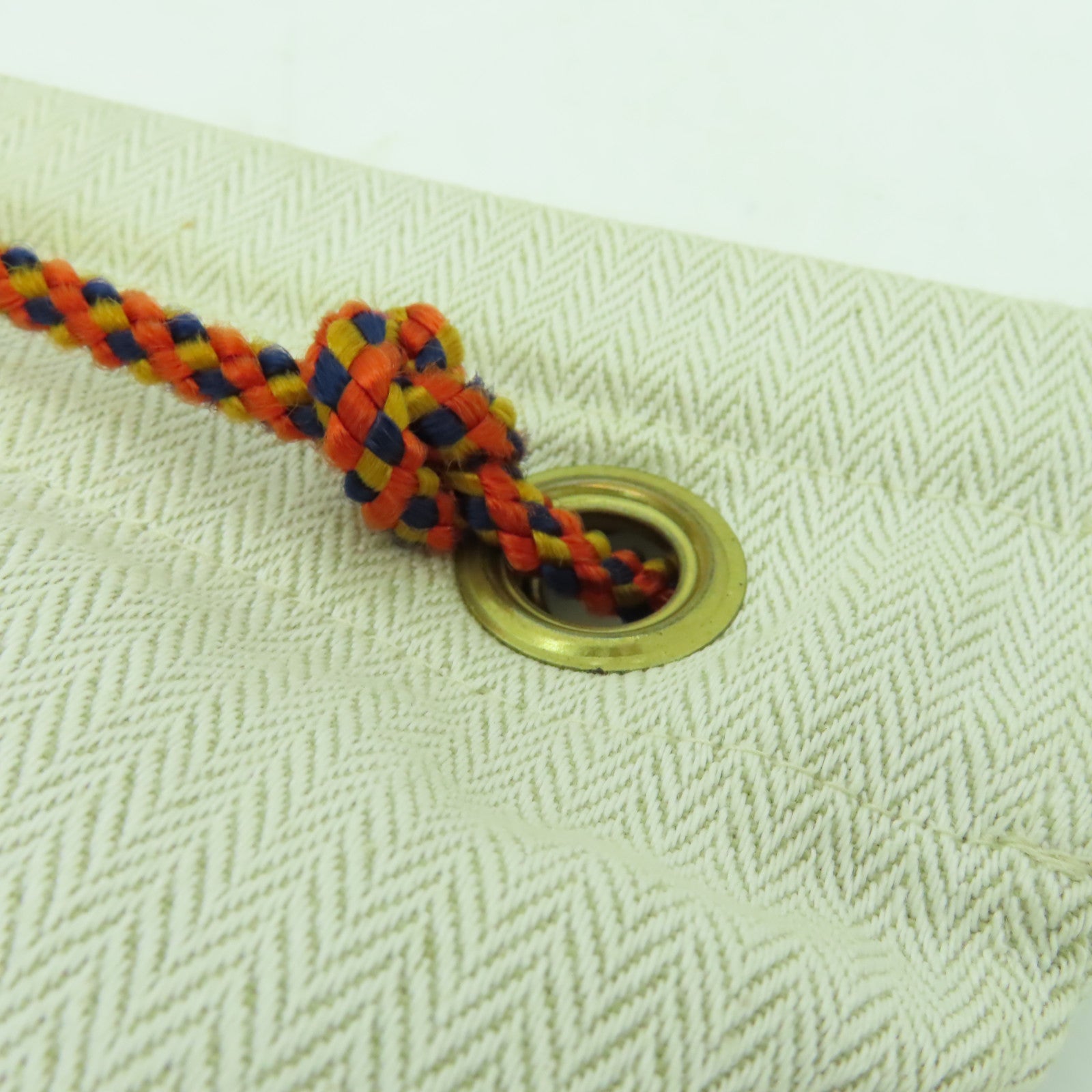 HERMES 帆布Vintage Aline肩背袋米色