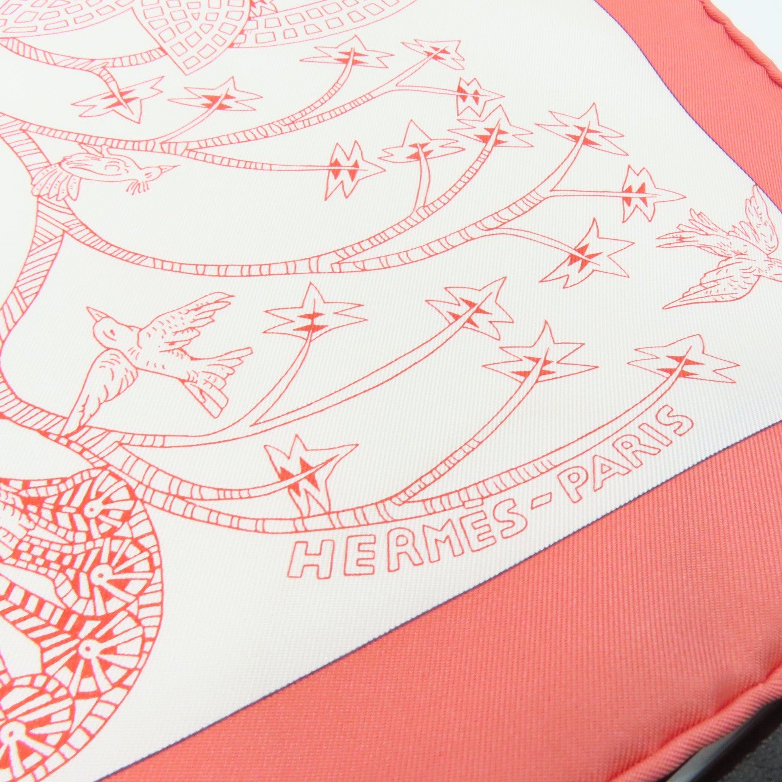 HERMES 絲質Scarf絲巾綠色/橙色/彩色