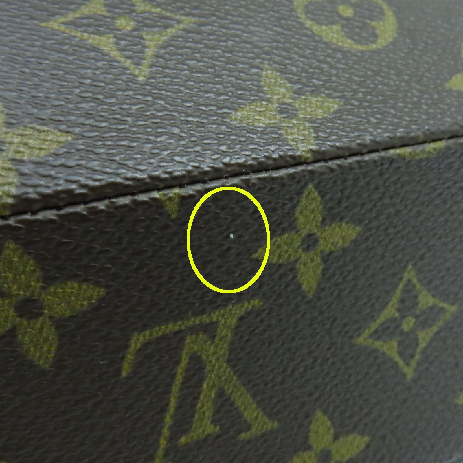 LOUIS VUITTON Monogram Ellipse PM金扣手挽袋啡色