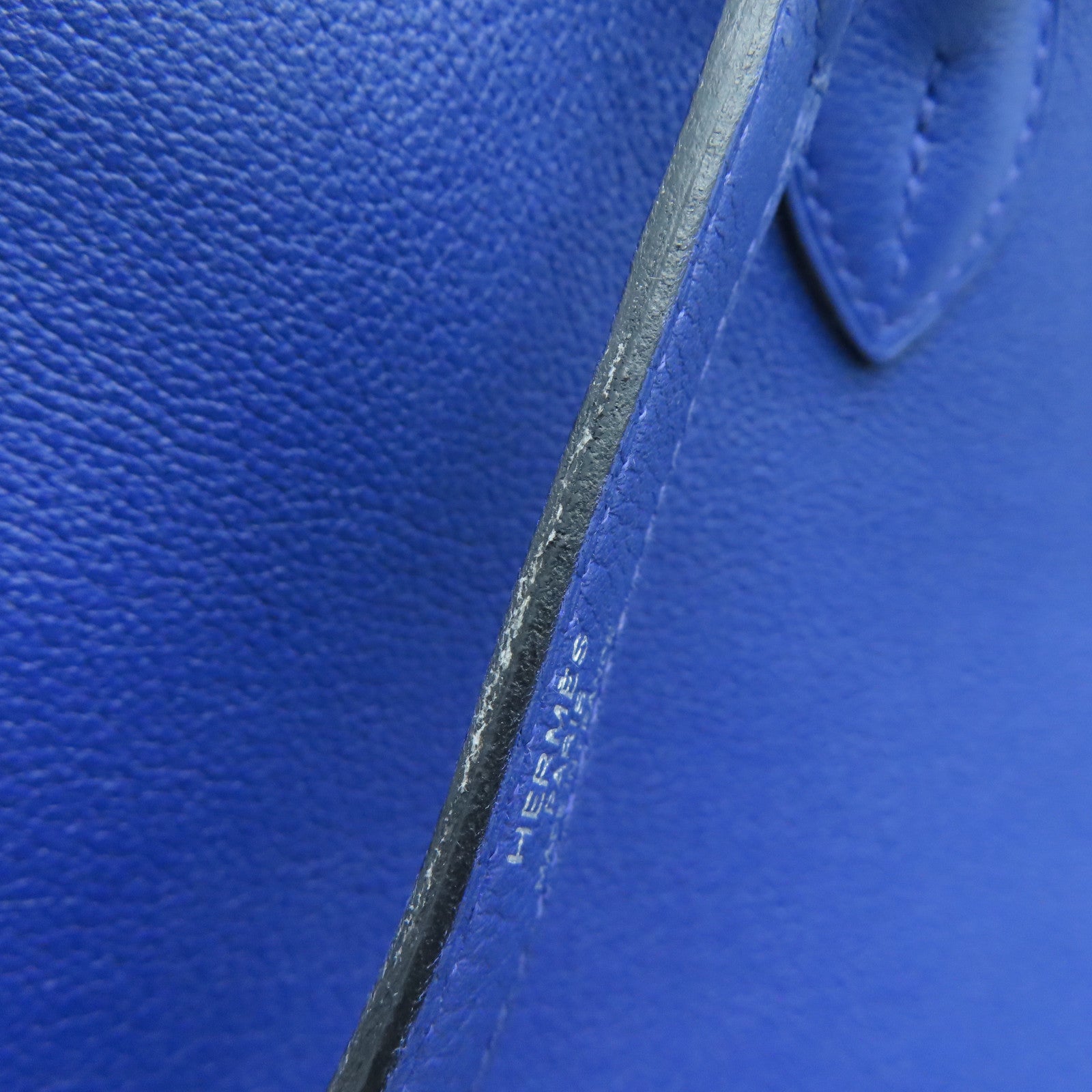 HERMES 【激減優惠】Novillo Bolide 1923銀扣手挽肩背兩用袋Electric Blue/藍色