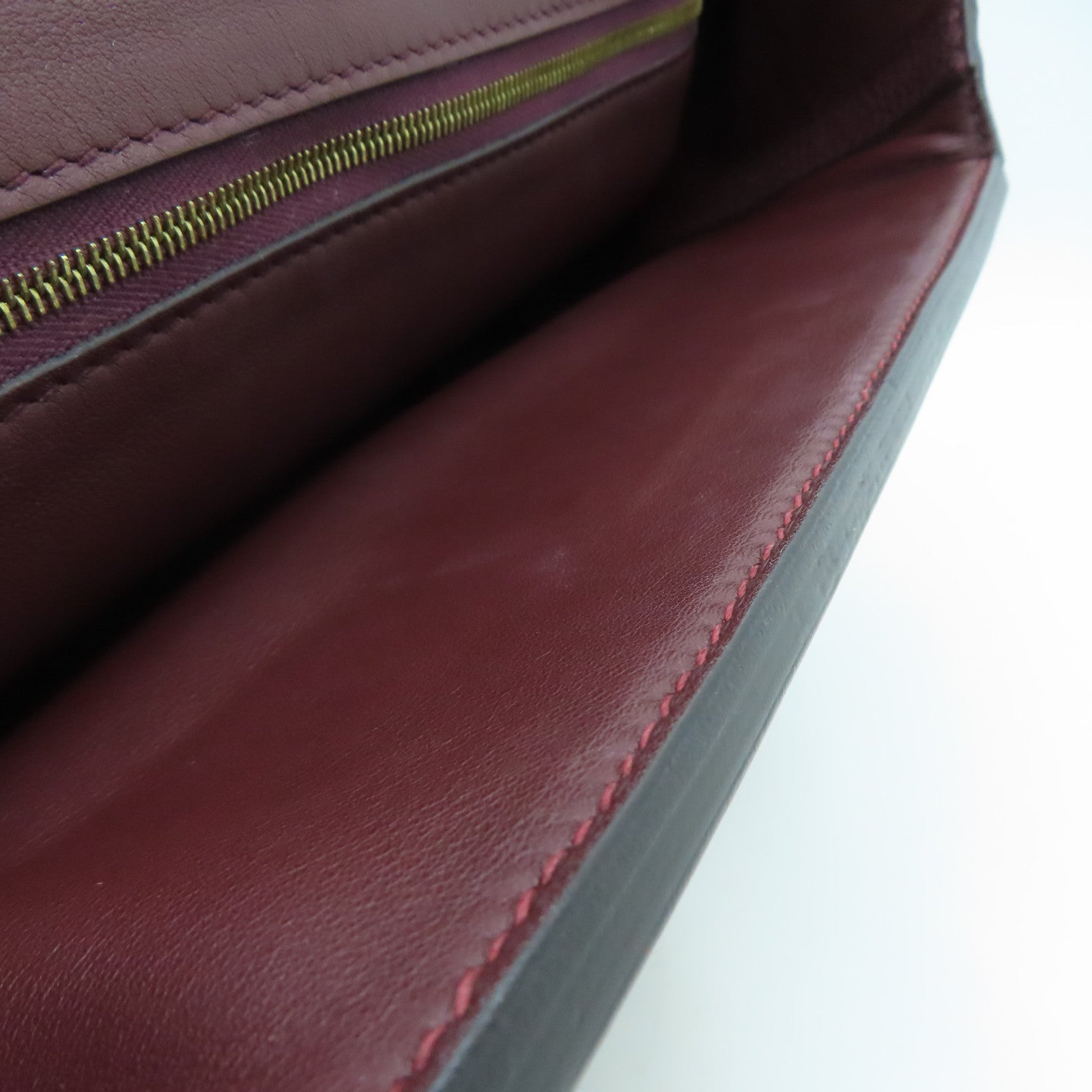 HERMES Clemence皮革24/24 29cm Shoulder Bag金扣肩背袋Rouge H红色