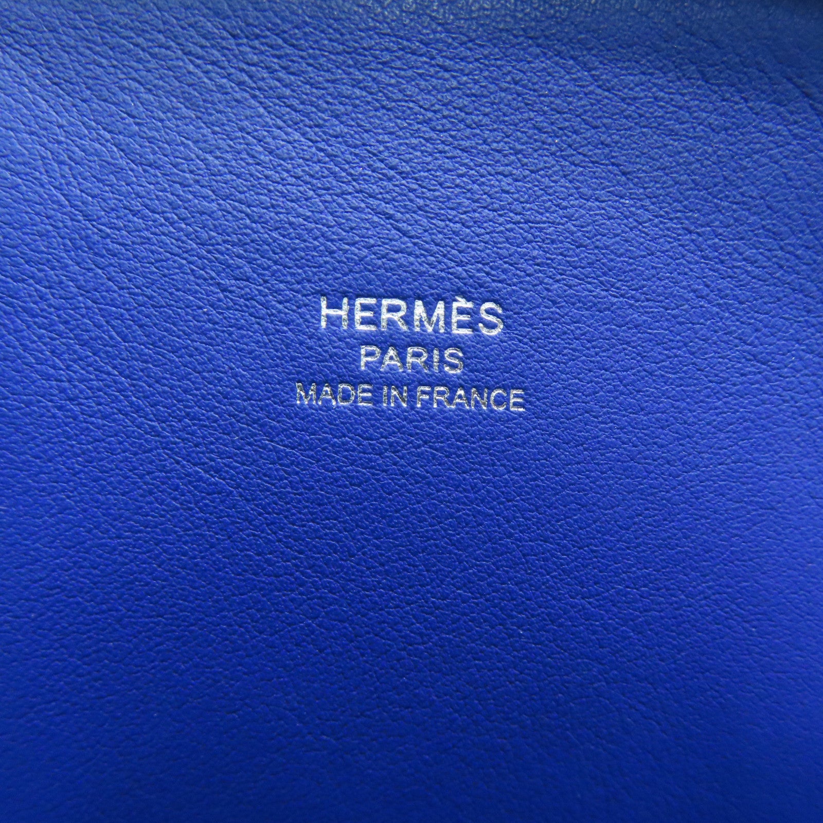 HERMES 【激減優惠】Novillo Bolide 1923銀扣手挽肩背兩用袋Electric Blue/藍色