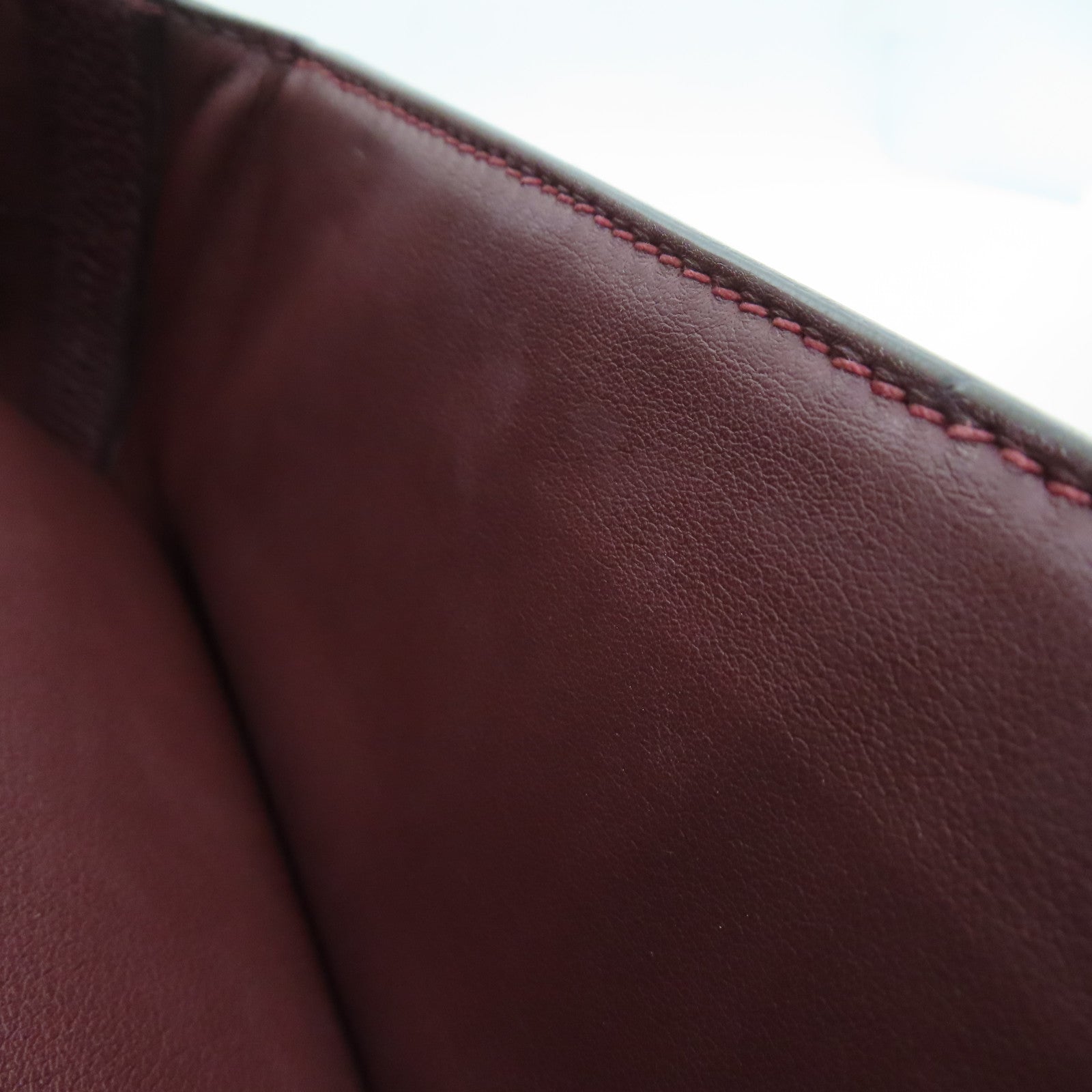 HERMES Clemence皮革24/24 29cm Shoulder Bag金扣肩背袋Rouge H红色