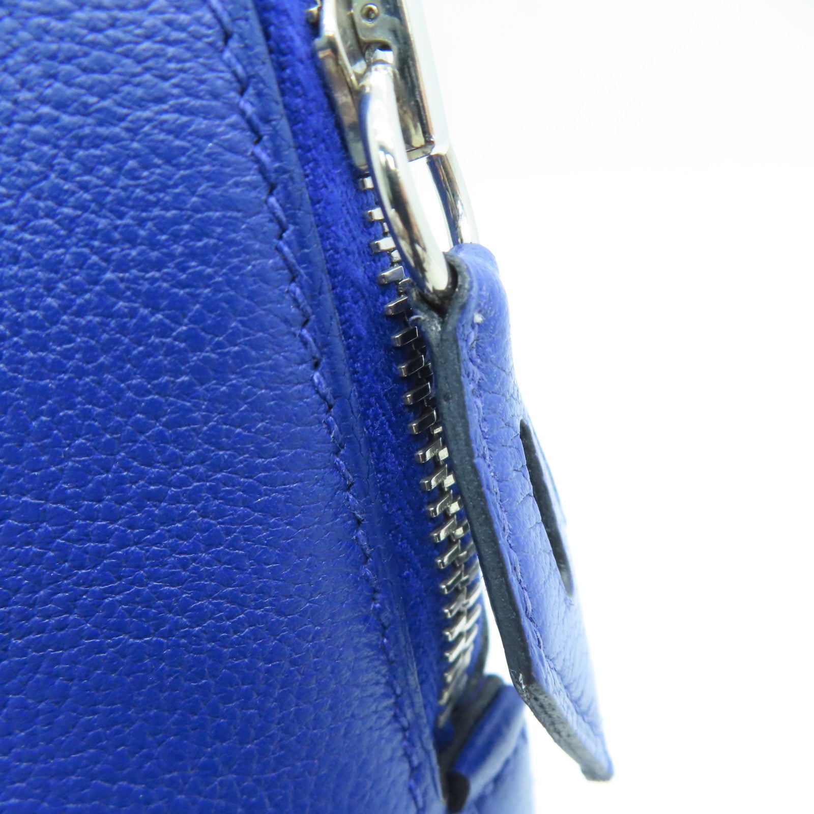 HERMES 【激減優惠】Novillo Bolide 1923銀扣手挽肩背兩用袋Electric Blue/藍色