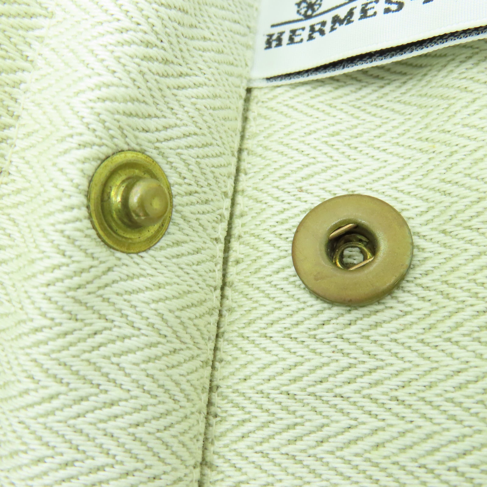 HERMES 帆布Vintage Aline肩背袋米色