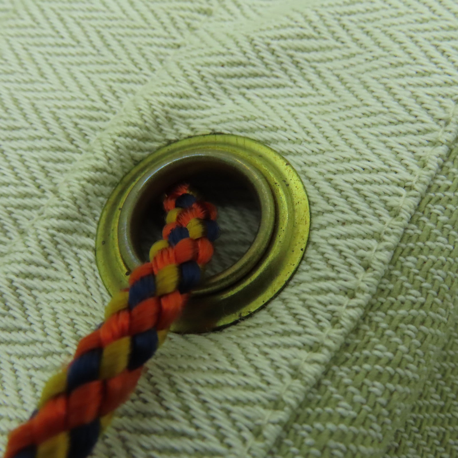 HERMES 帆布Vintage Aline肩背袋米色