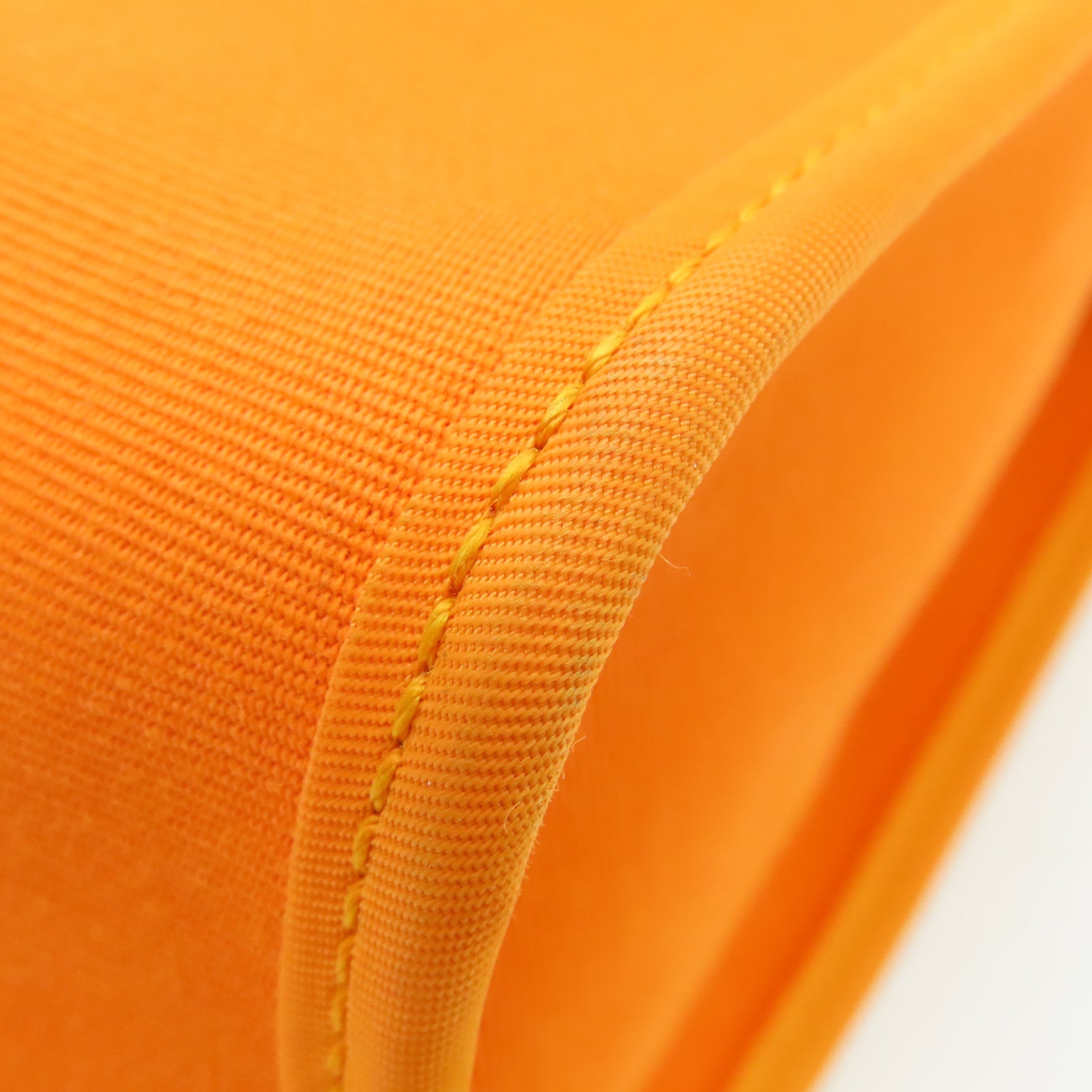 HERMES 帆布Herbag PM银扣手挽肩背两用袋Orange橙色