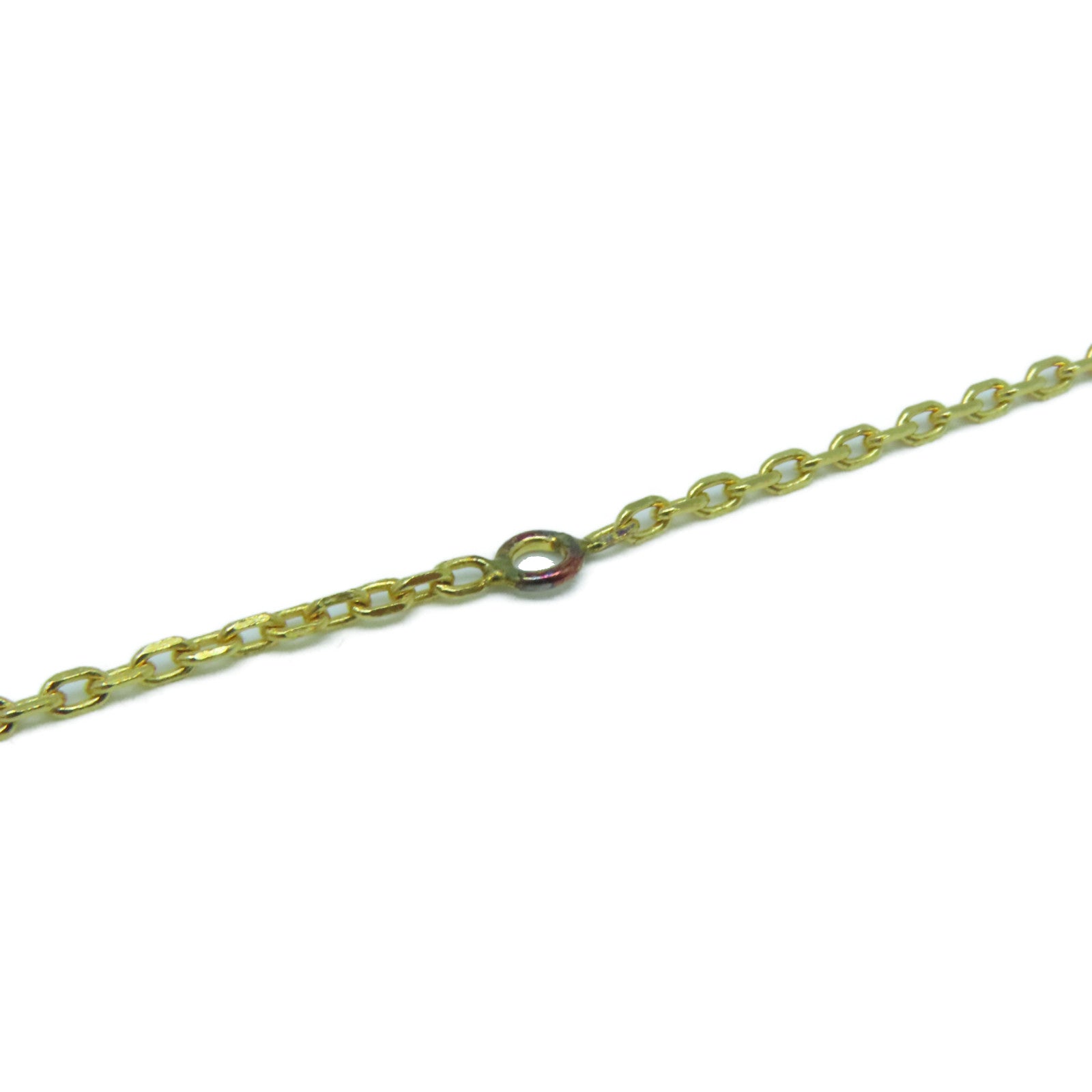 HERMES 金屬/Swift皮革O'Kelly Necklace項鍊金色