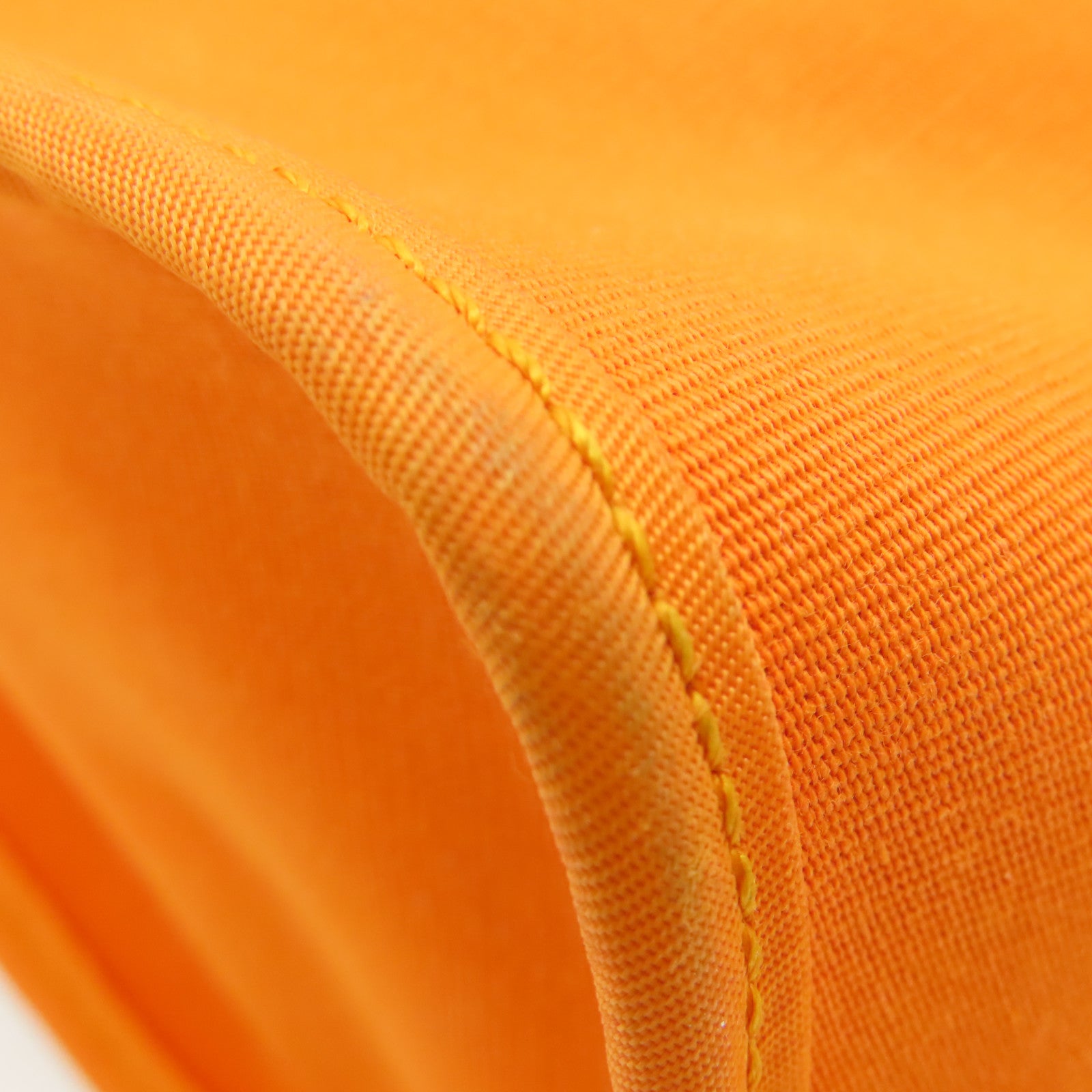 HERMES 帆布Herbag PM银扣手挽肩背两用袋Orange橙色