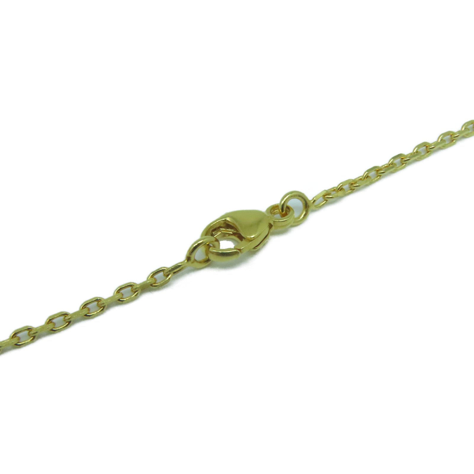HERMES 金屬/Swift皮革O'Kelly Necklace項鍊金色