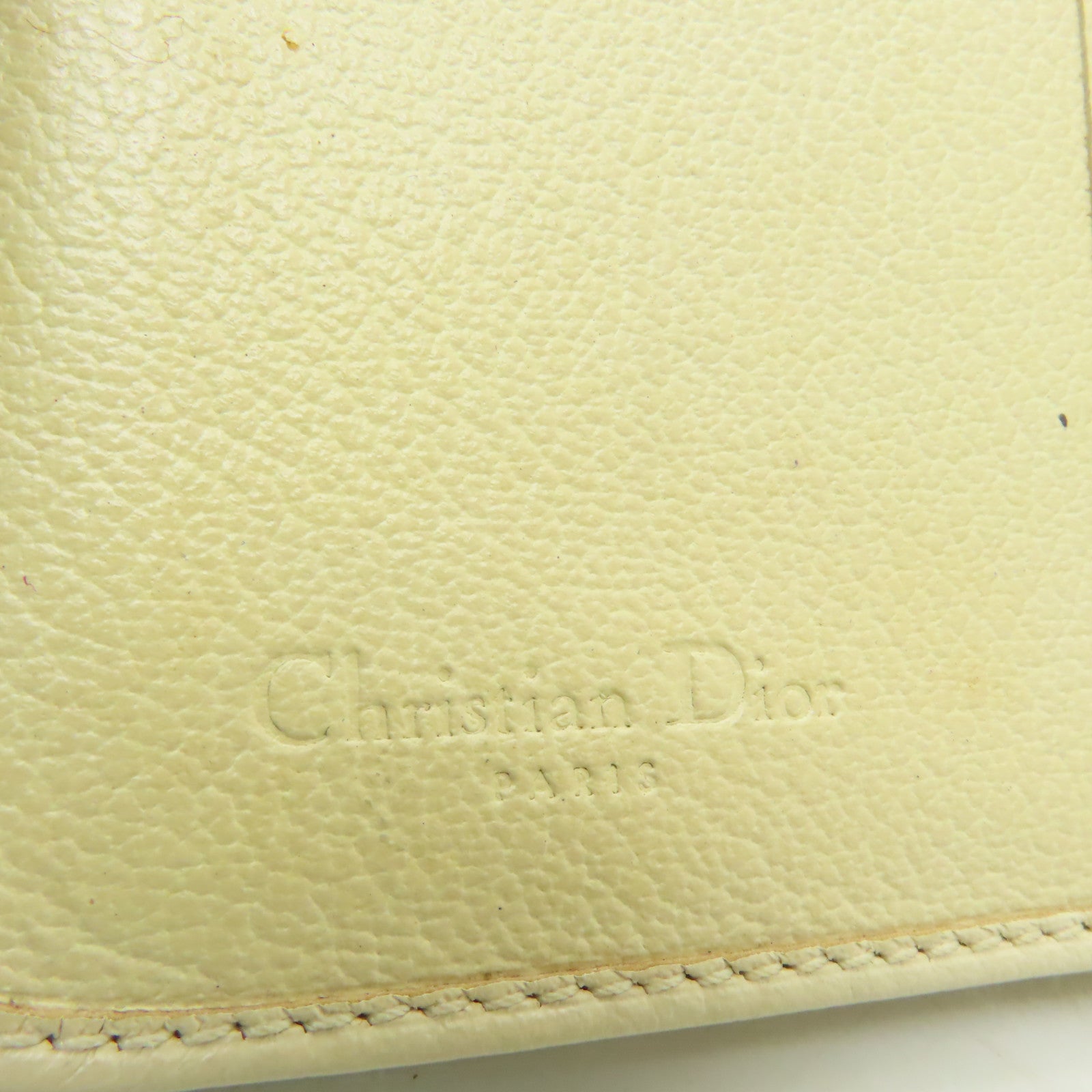 Dior 帆布Long Wallet銀扣長錢包米色/灰色