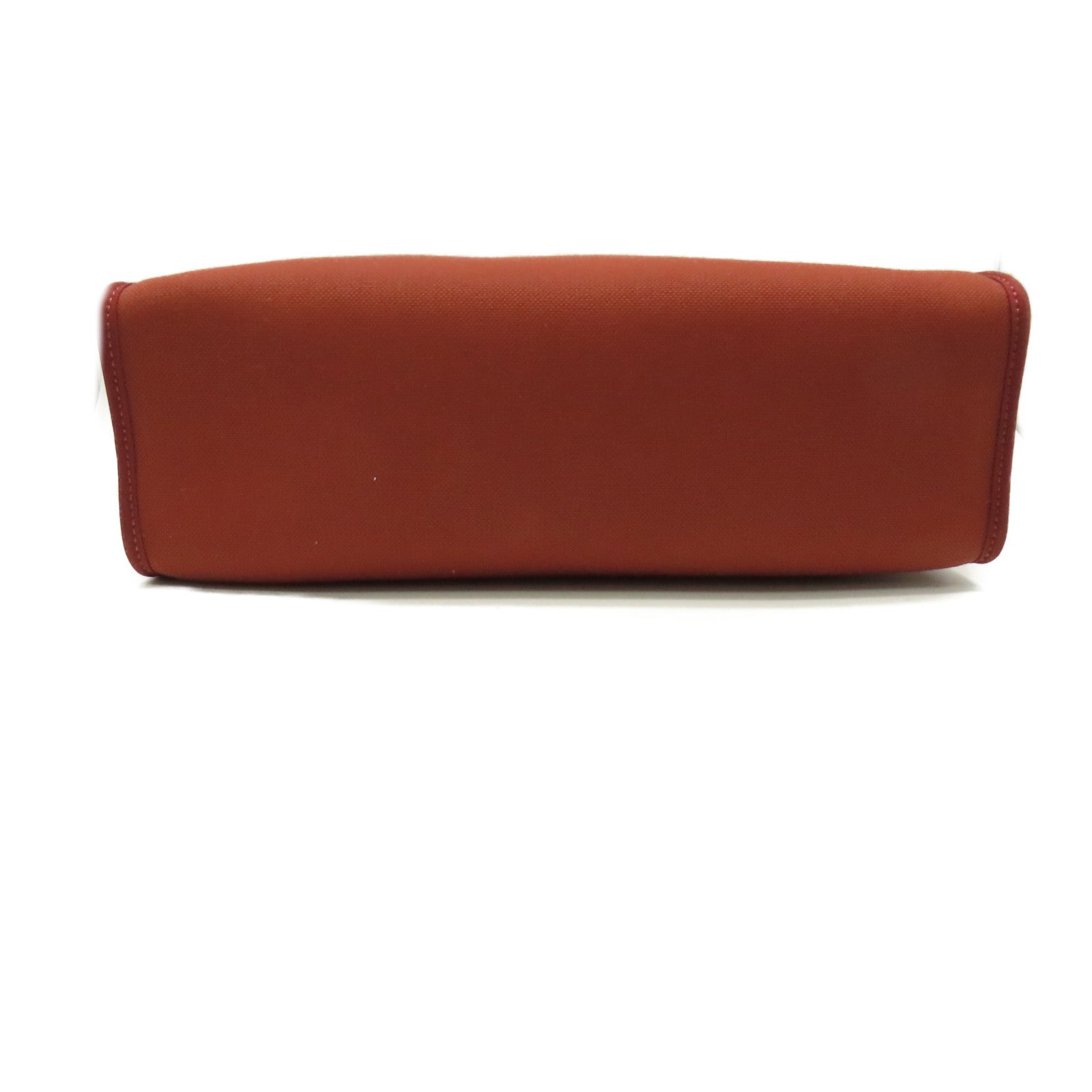 HERMES 帆布Herbag PM 2Way Shoulder Bag銀扣手挽肩背兩用袋Brique磚紅色