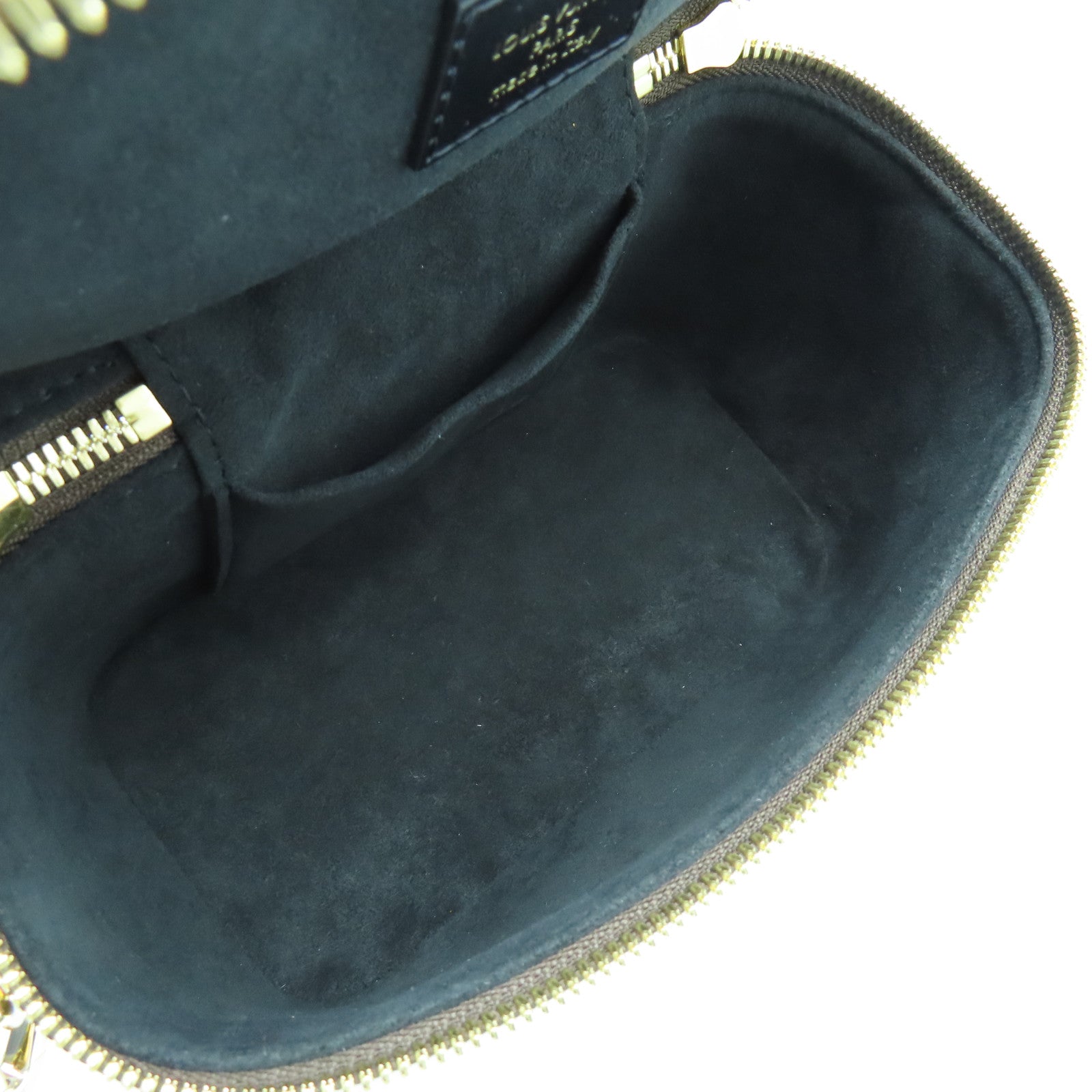 LOUIS VUITTON Monogram Vanity PM金扣手挽肩背兩用袋啡色/黑色