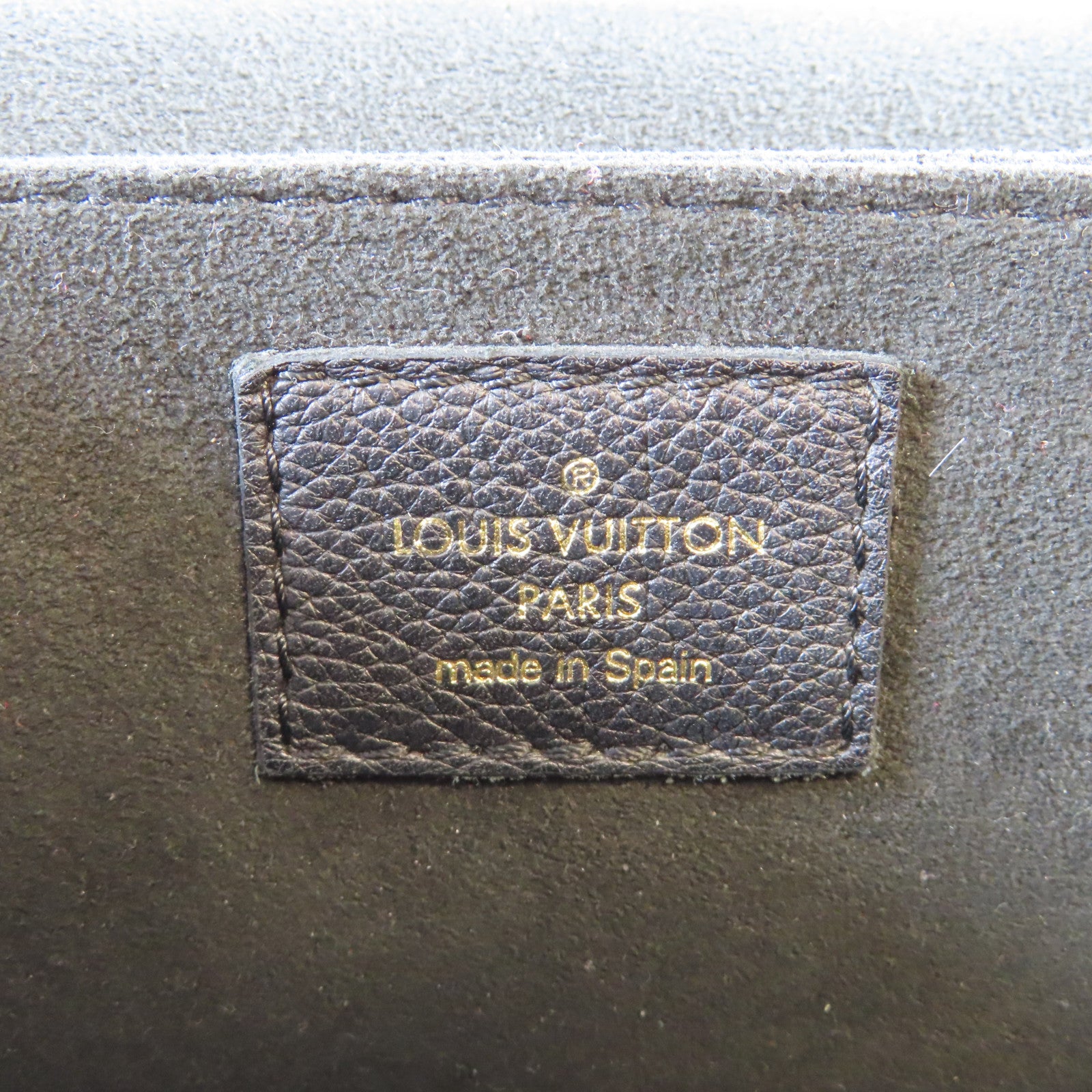 LOUIS VUITTON Monogram Vaugirard金扣手挽肩背兩用袋啡色/黑色