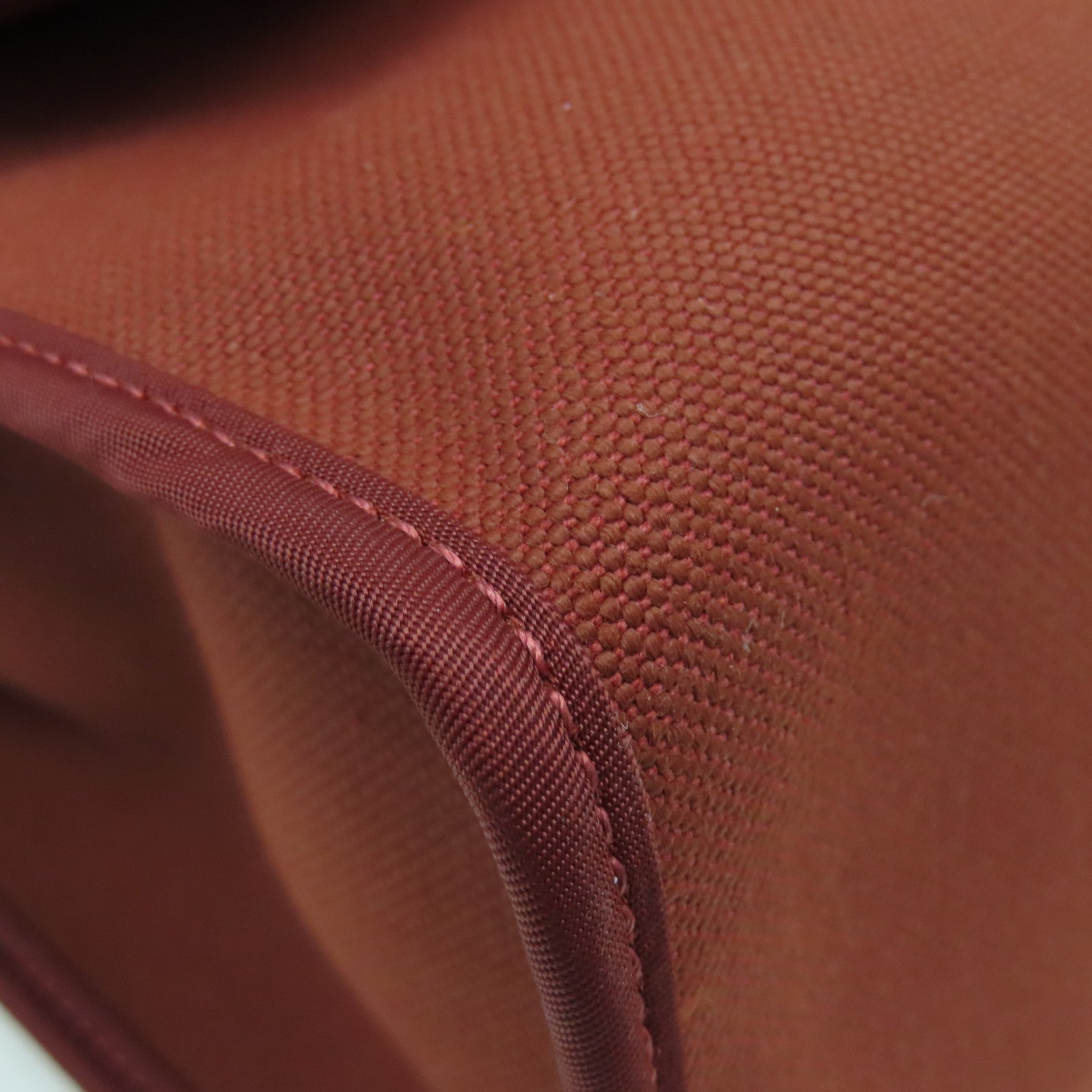 HERMES 帆布Herbag PM 2Way Shoulder Bag銀扣手挽肩背兩用袋Brique磚紅色