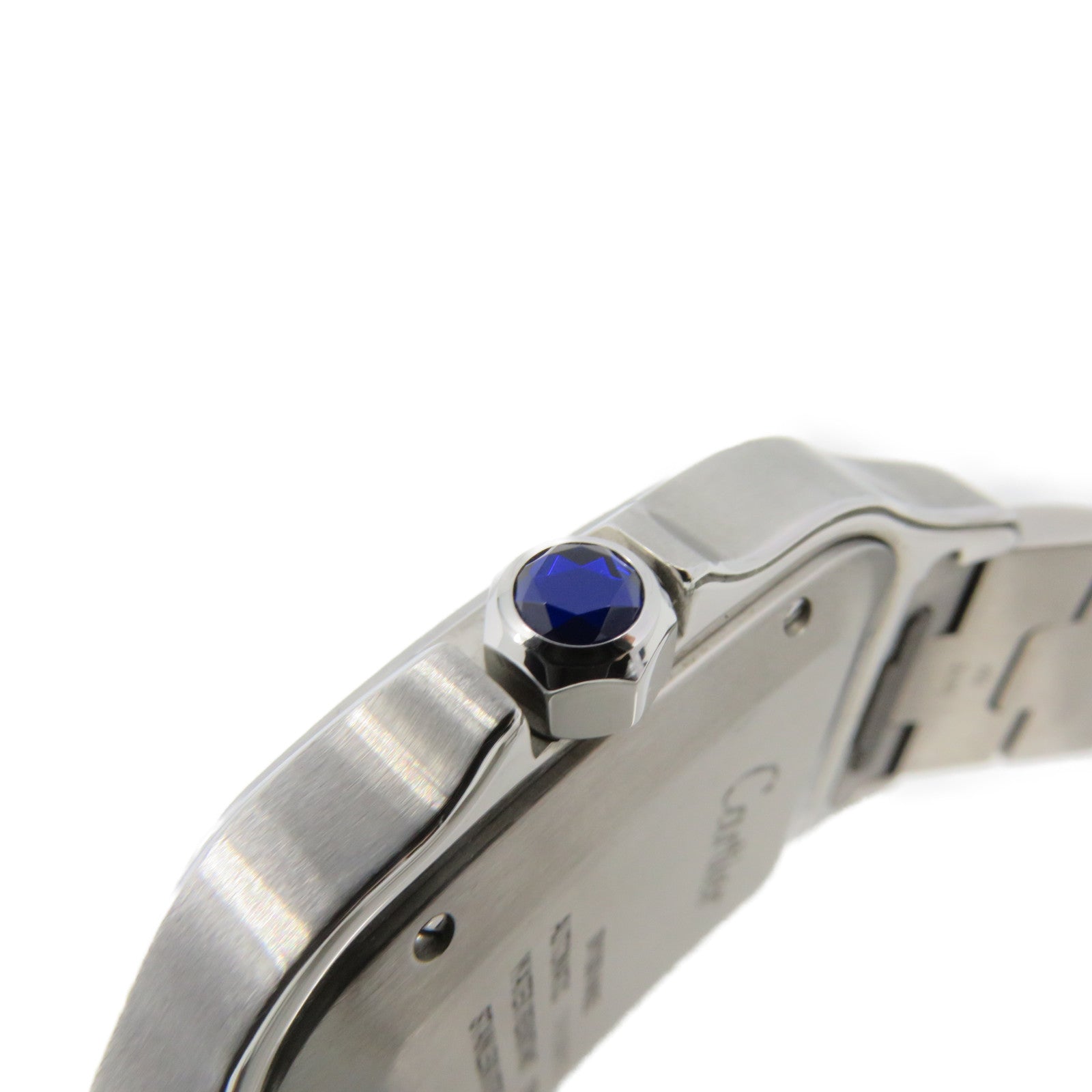 CARTIER Santos de Cartier Stainless Steel Watch Watch Automatic Movement Watch White/Silver