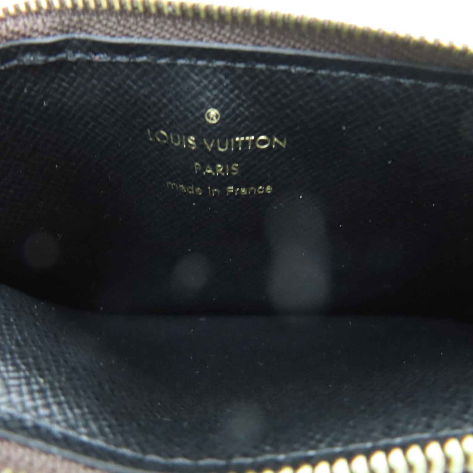 LOUIS VUITTON Monogram Recto Verso金扣卡片套啡色