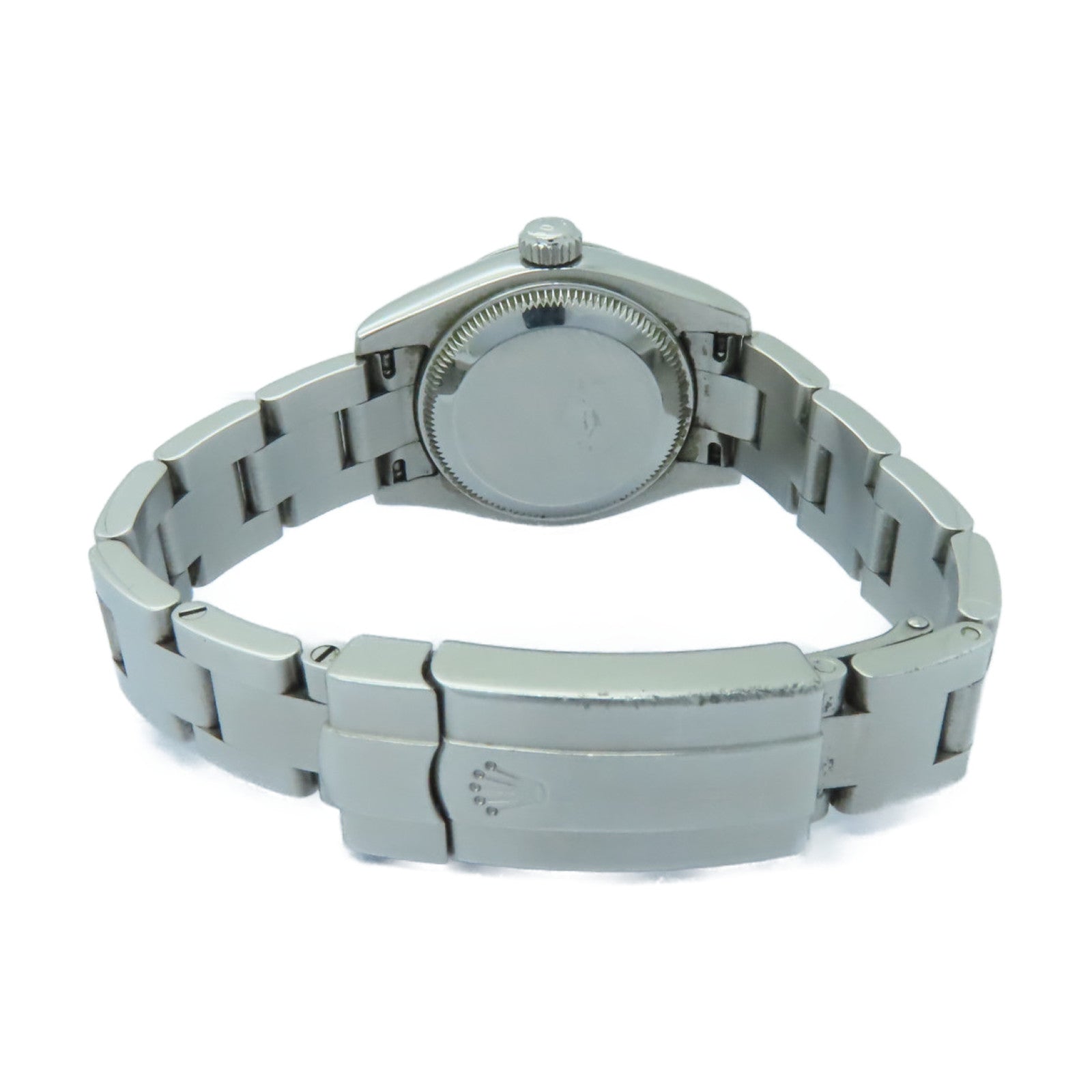 ROLEX Oyster Perpetual不鏽鋼手錶自動機芯黒色