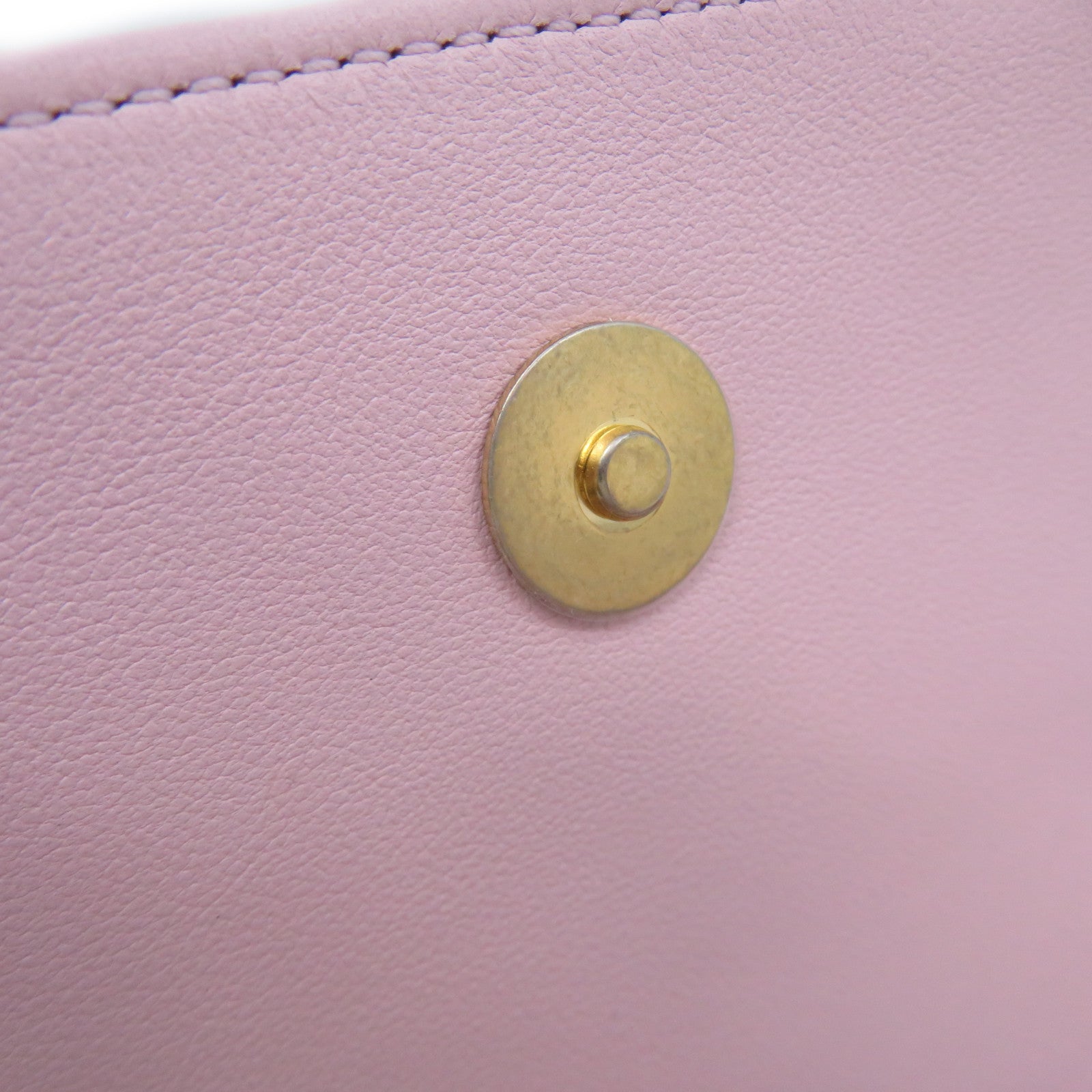 CHANEL 【激減優惠】菱格牛皮皮革Shoulder Bag肩背袋粉紅色