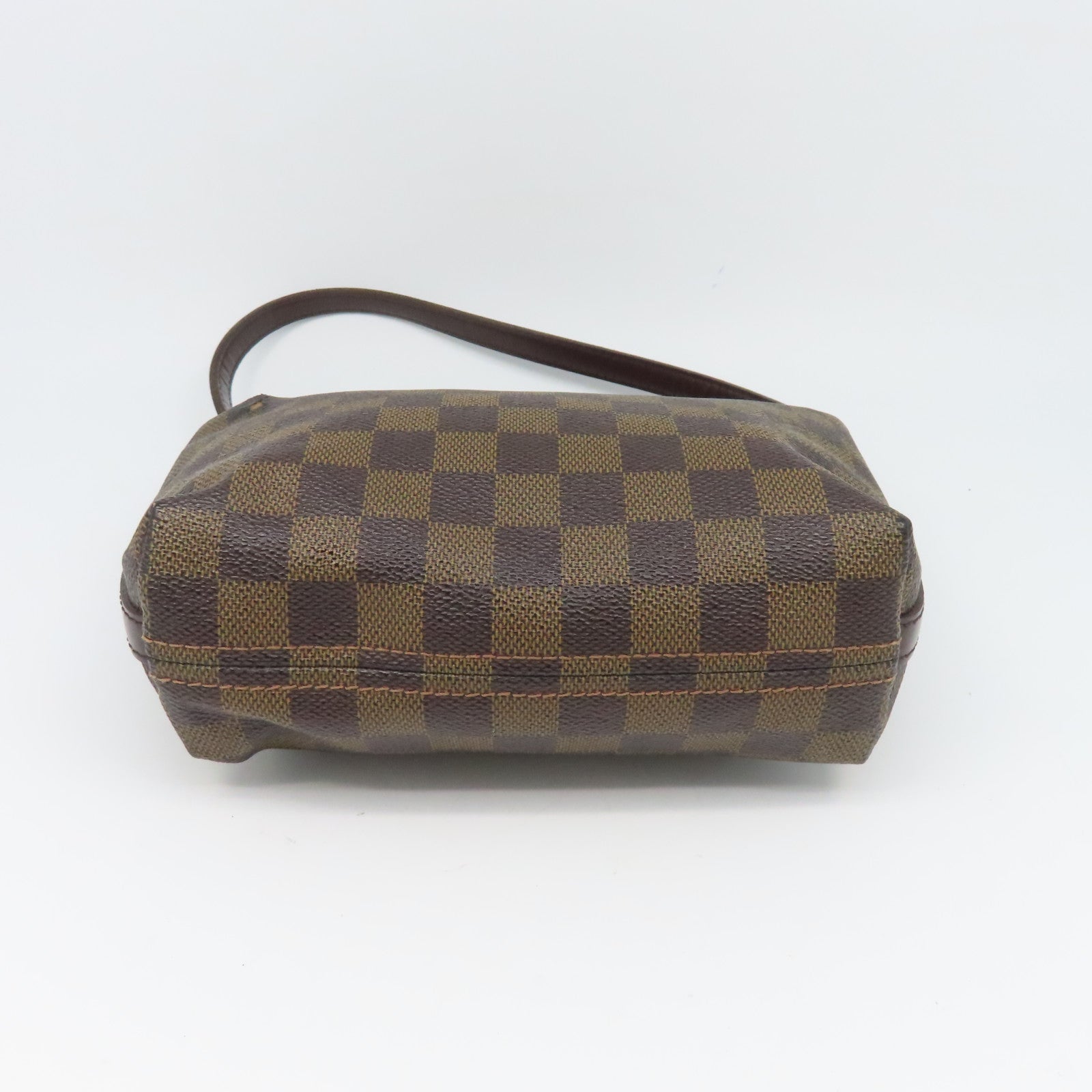 LOUIS VUITTON Damier Illovo PM金扣肩背袋啡色