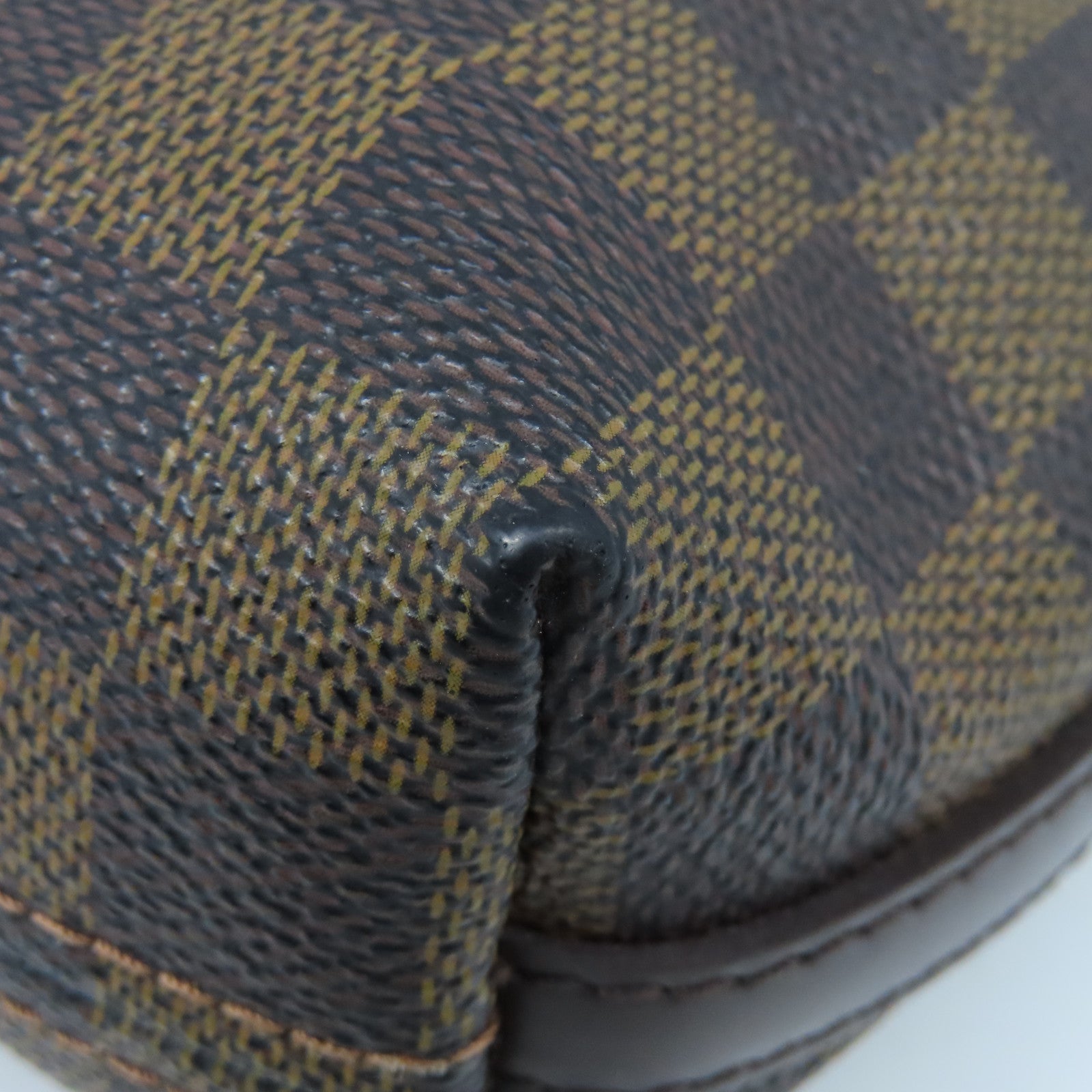 LOUIS VUITTON Damier Illovo PM金扣肩背袋啡色