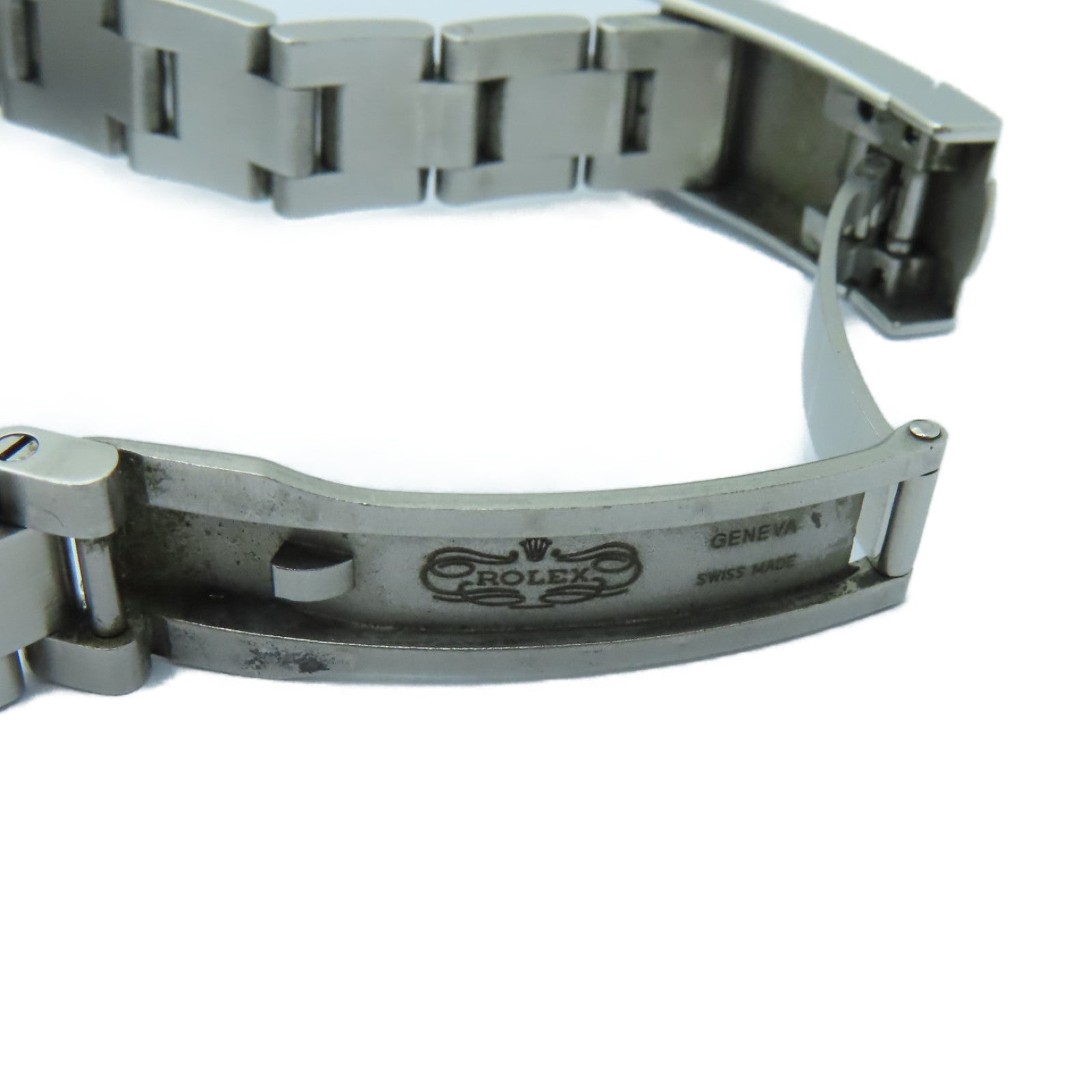 ROLEX Oyster Perpetual不鏽鋼手錶自動機芯黒色