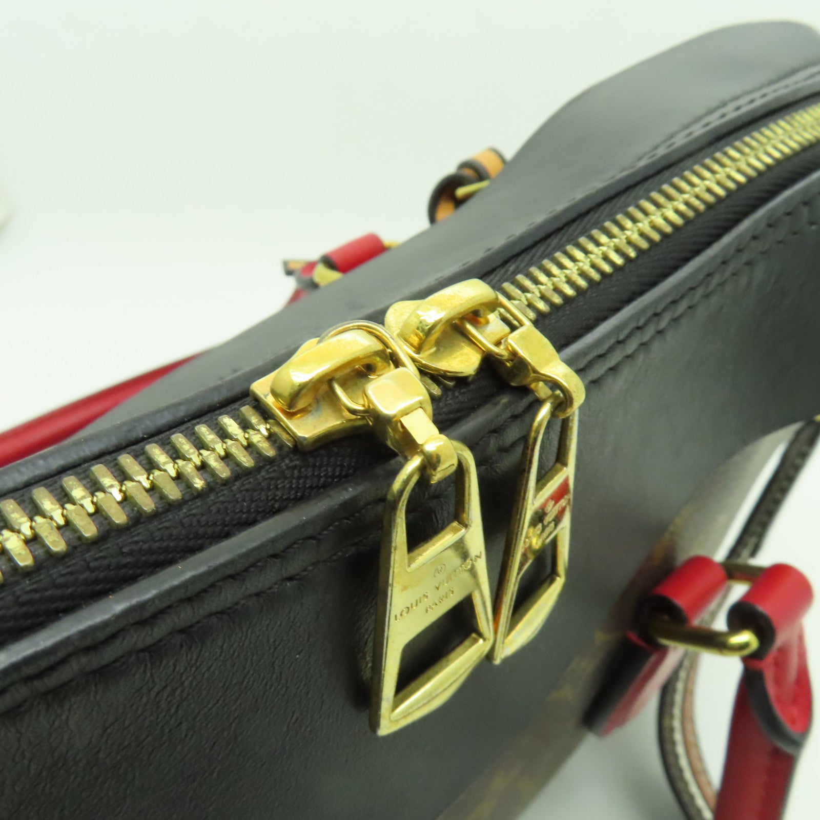 LOUIS VUITTON Monogram Tuileries金扣手挽肩背兩用袋棕色