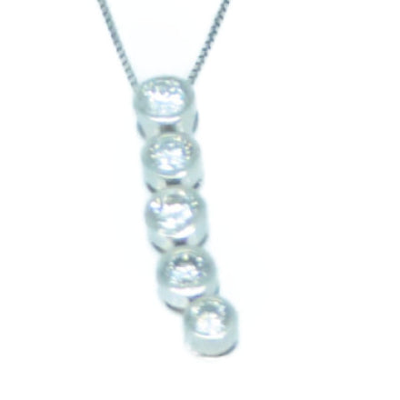 JEWELRY 【激減優惠】850PT/900PT鉑金Diamond Necklace1.06ct鑽石手鏈
